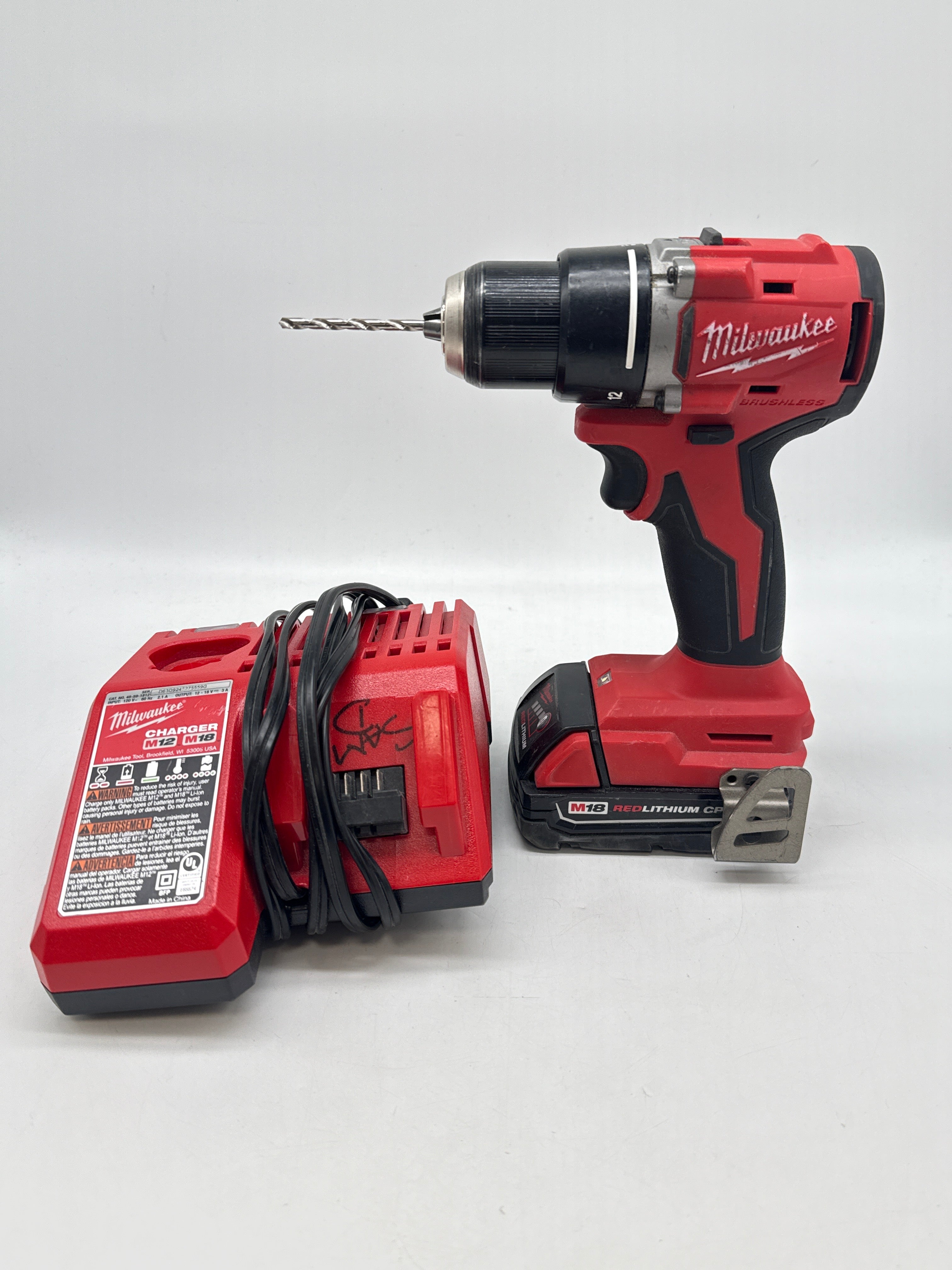 Milwaukee M18 3601-20 18V 1/2 in Brushless Drill/Driver w/Charger - Used