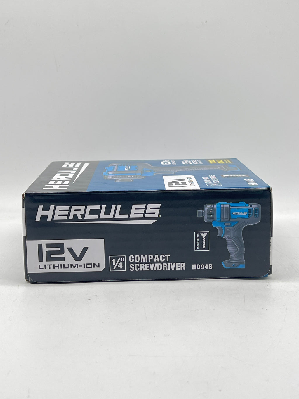 Hercules HD94B 12V Compact 1/4" Cordless Screwdriver Brushed - New