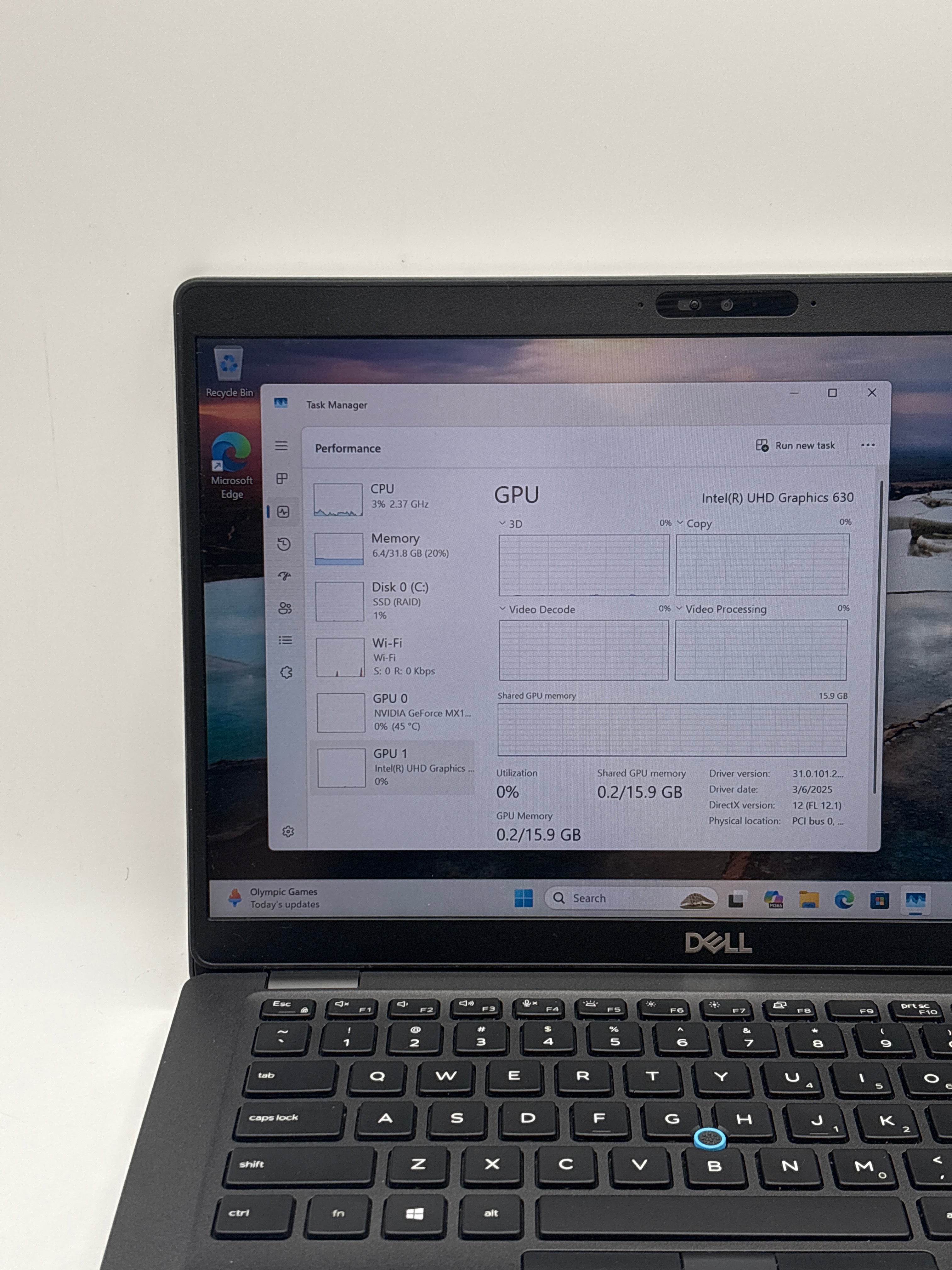 Dell Latitude 5401 i5-9400H 32GB RAM 256GB SSD MX 150