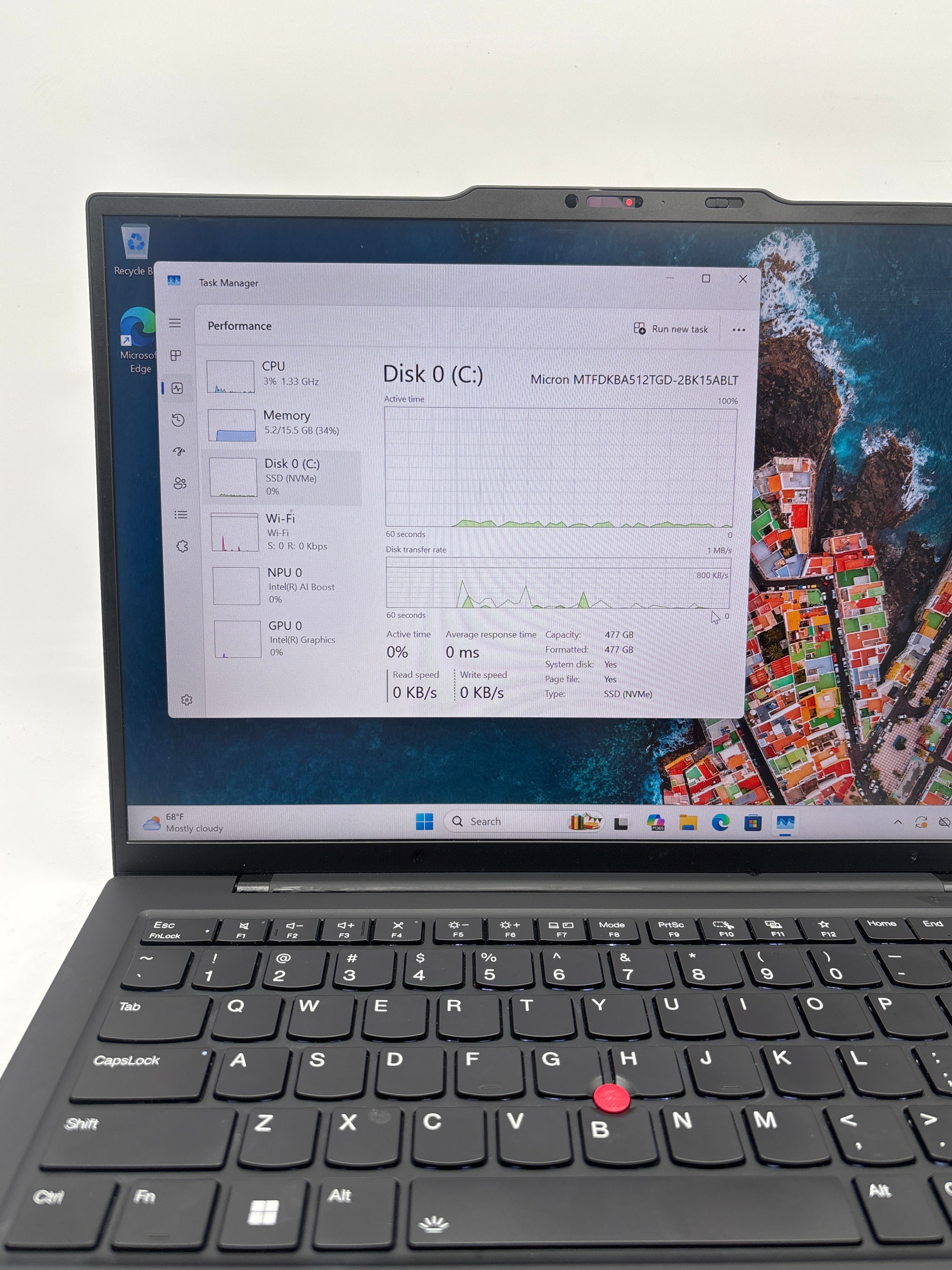 Lenovo ThinkPad X1 Carbon Gen 12 Ultra 5 125U 16GB RAM 512GB SSD Black - Used