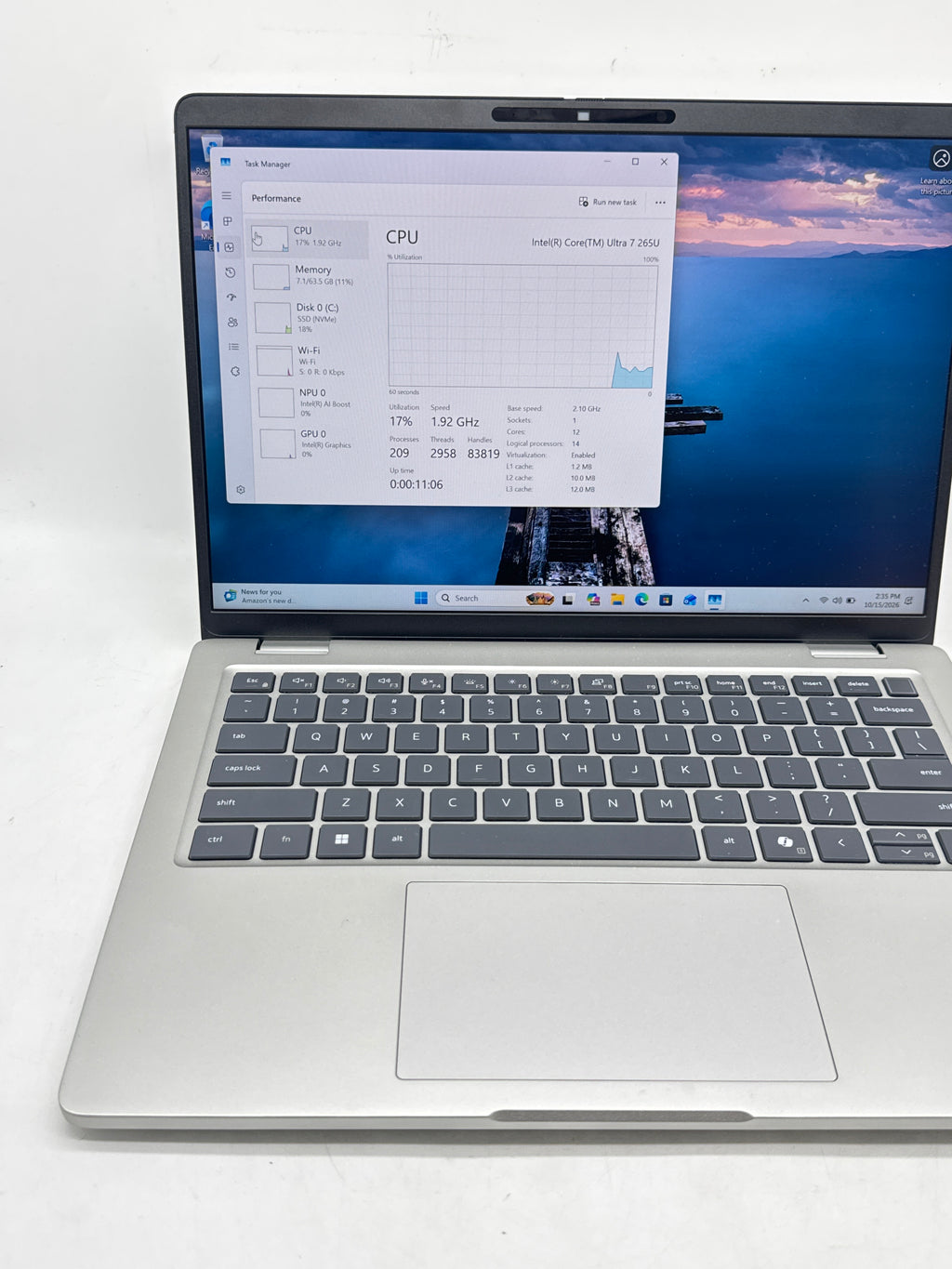 Dell Pro 14 Plus PB14250 Core Ultra 7 265U 64GB RAM 1TB SSD - READ