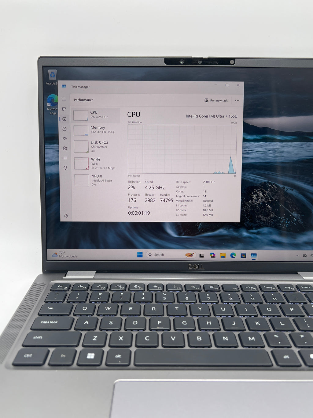 Dell Latitude 7450 Ultra 7 165U 32GB RAM 256GB SSD Gray - Used (Warranty)