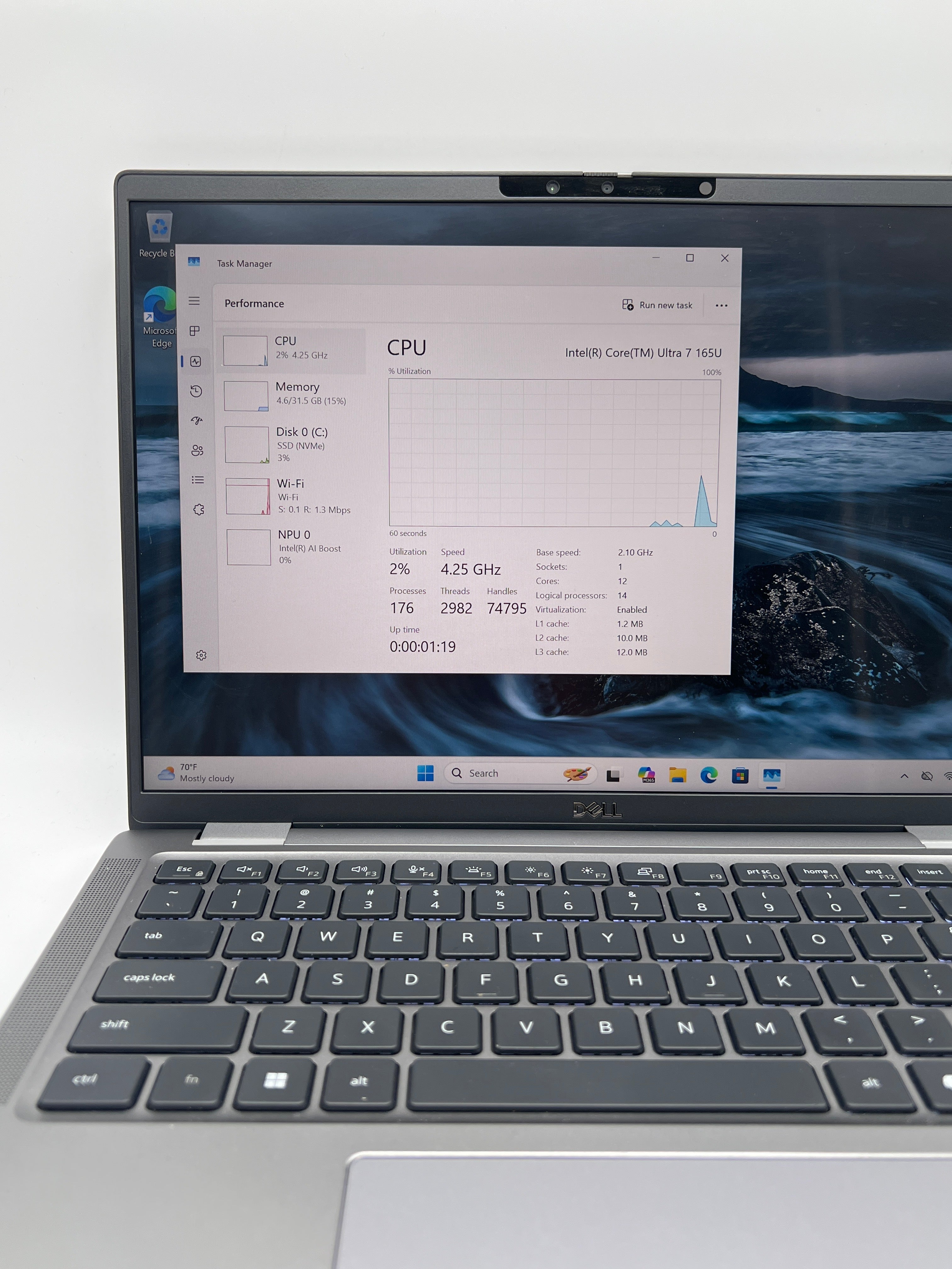 Dell Latitude 7450 Ultra 7 165U 32GB RAM 256GB SSD Gray - Used (Warranty)
