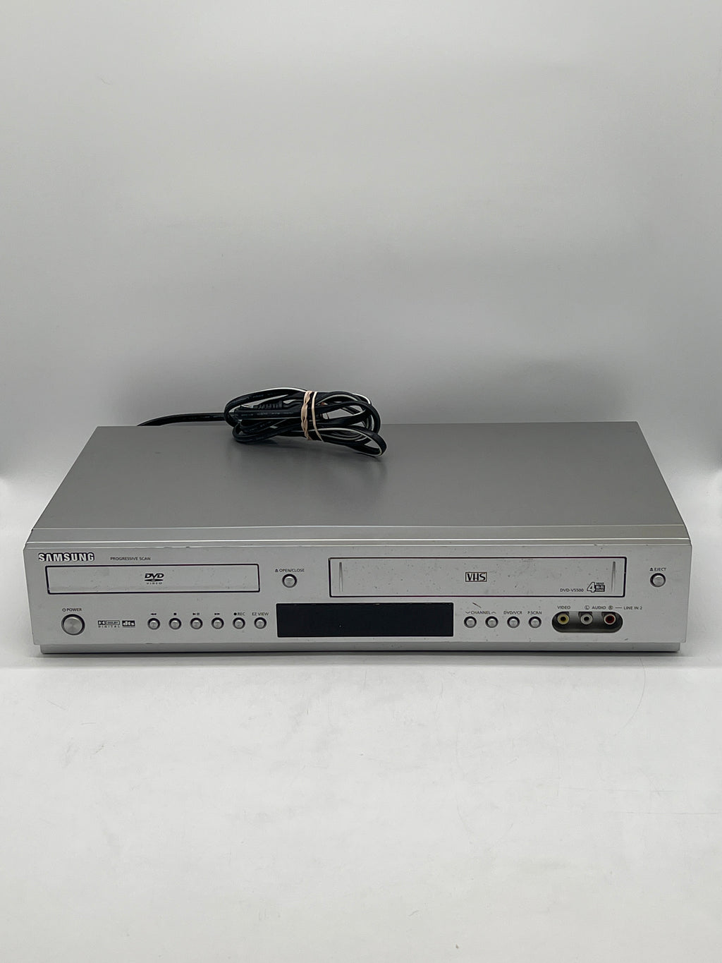 Samsung DVD VCR V5500 4 Head Combo Player HiFi Silver Used