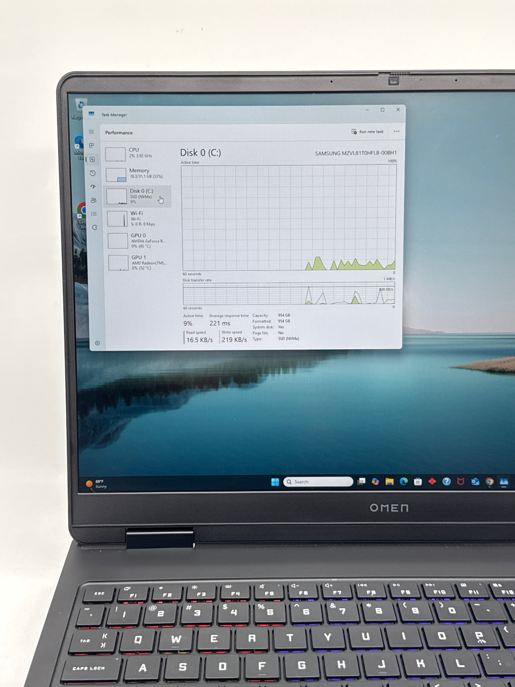 HP Omen 16-ap0xxx Ryzen 9 8940HX 32GB RAM 1TB SSD RTX 5060  100% Batt