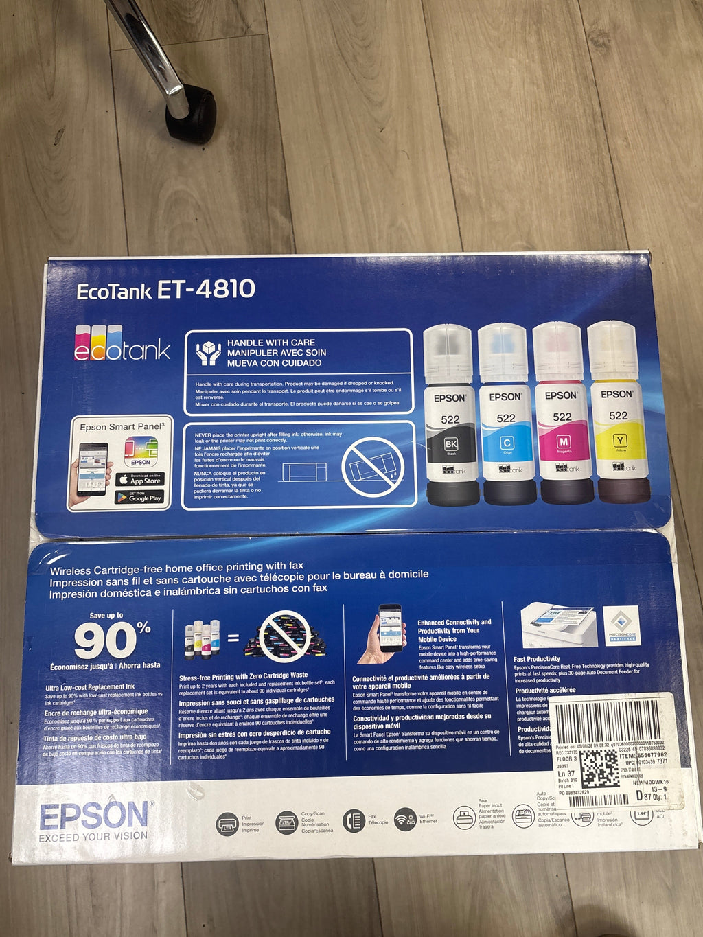 Epson ET-4810 Printer White New In Box