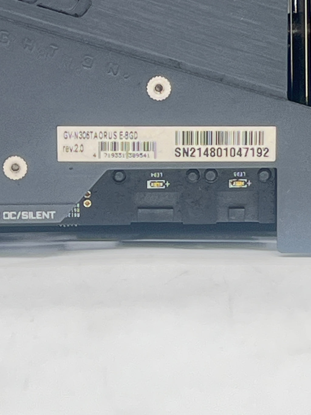 Gigabyte GeForce RTX 3060 Ti GV-N306TAORUS E-8GD 2.0 GDDR6