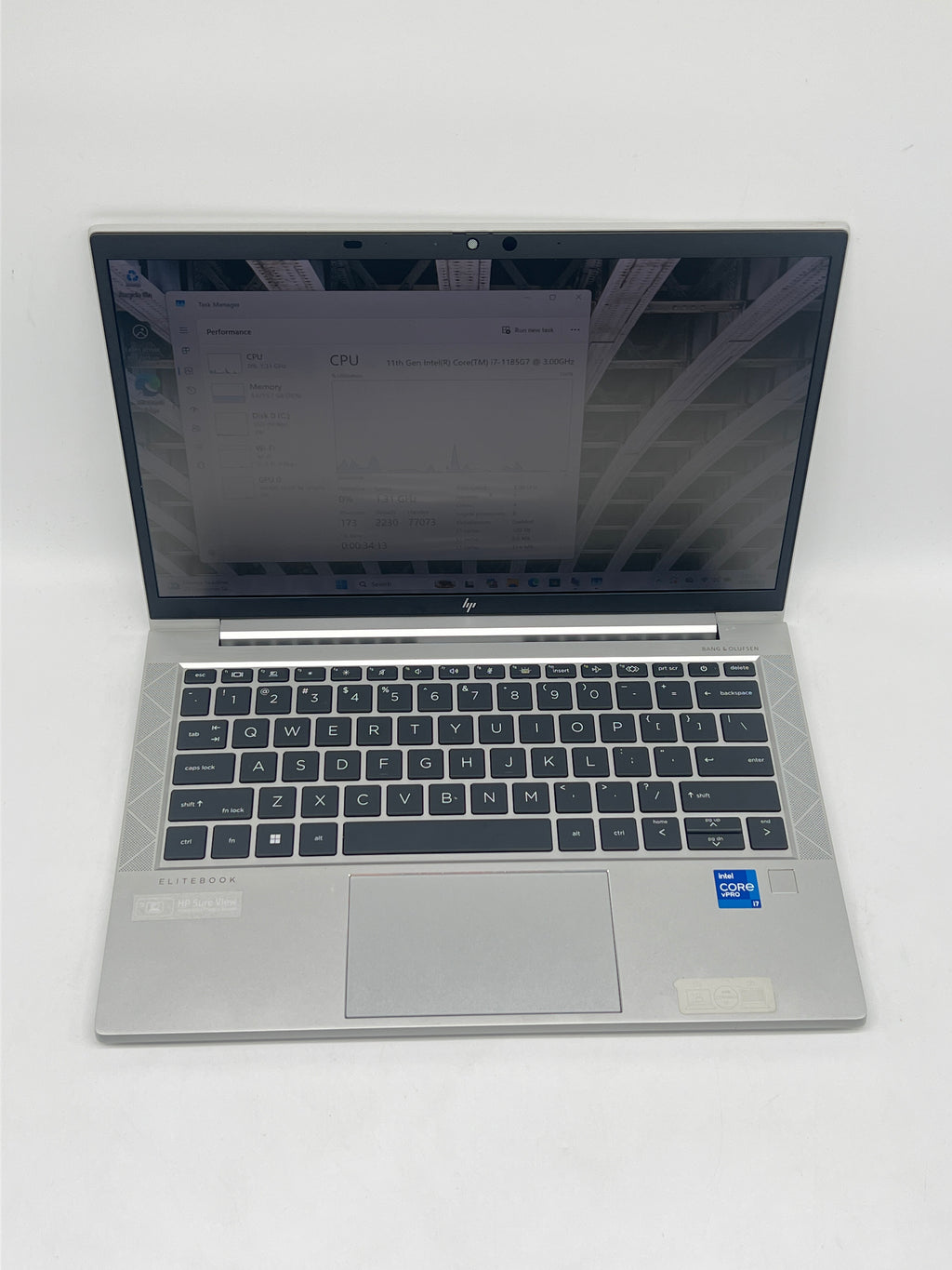 HP EliteBook 830 G8 Core i7-1185G7 16GB RAM 512GB SSD - For Parts (Read)
