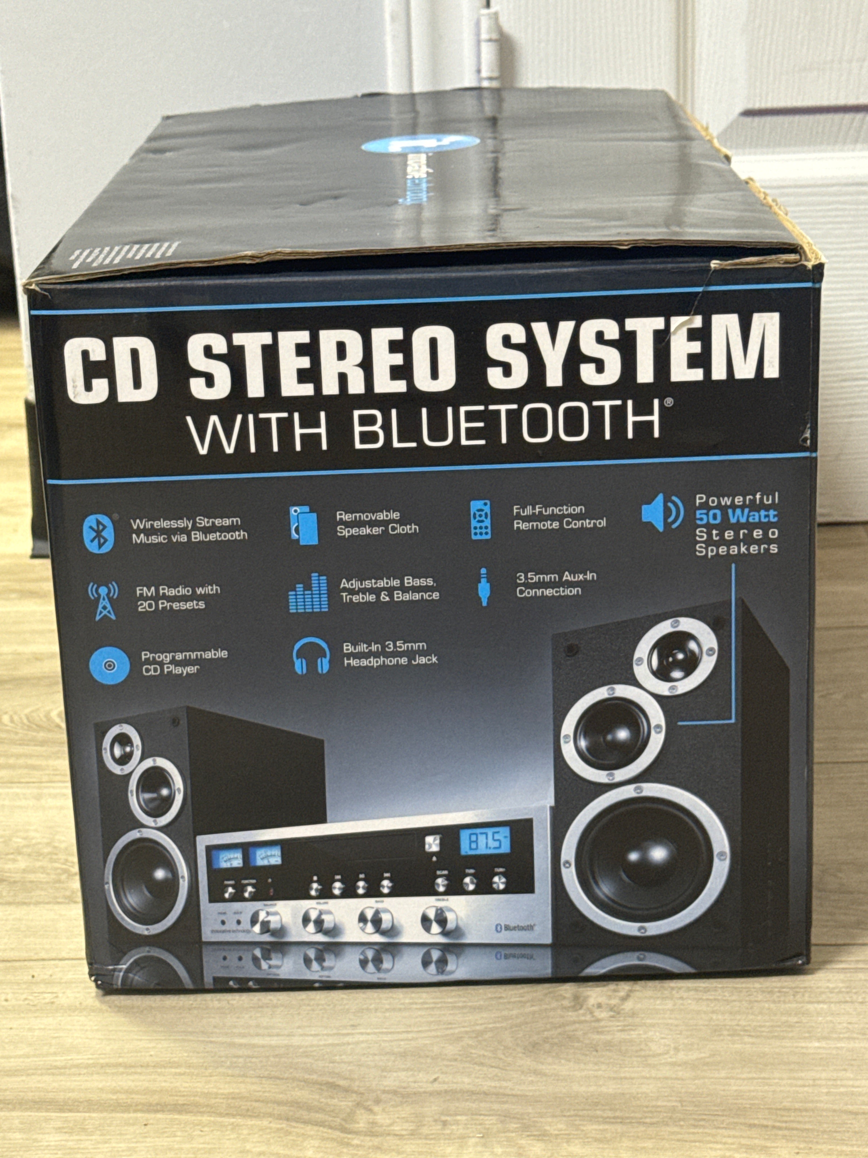 Innovative Technology ITCDS-5000 Bluetooth CD Stereo System FM Radio