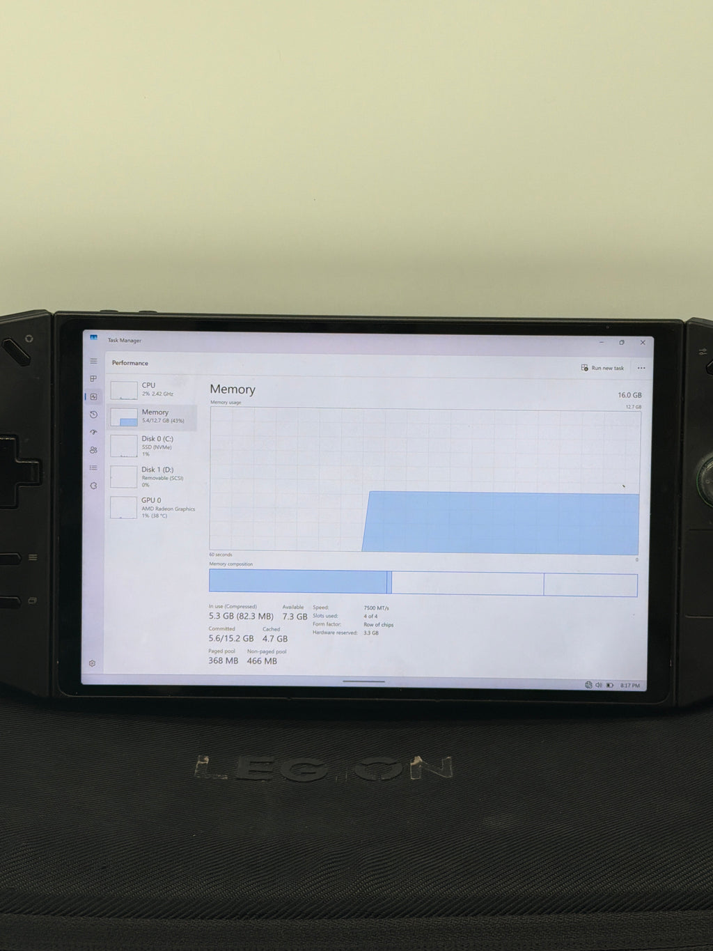 Lenovo Legion Go AMD Ryzen Z1 Extreme 16GB RAM 1TB w/ Charger