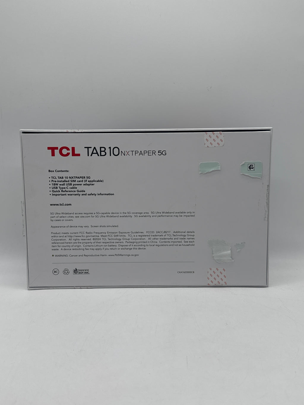 TCL Tab10 Tablet 128GB Black WiFi Cellular Open Box