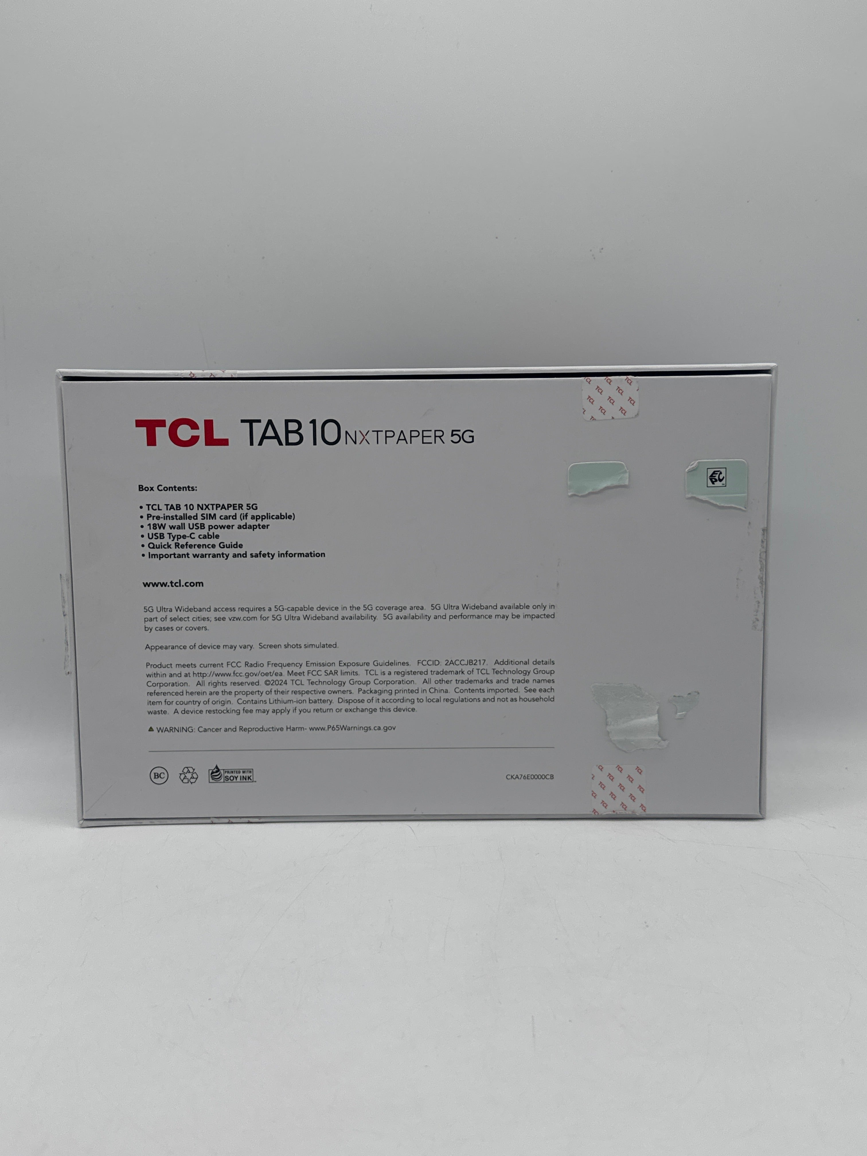 TCL Tab10 Tablet 128GB Black WiFi Cellular Open Box