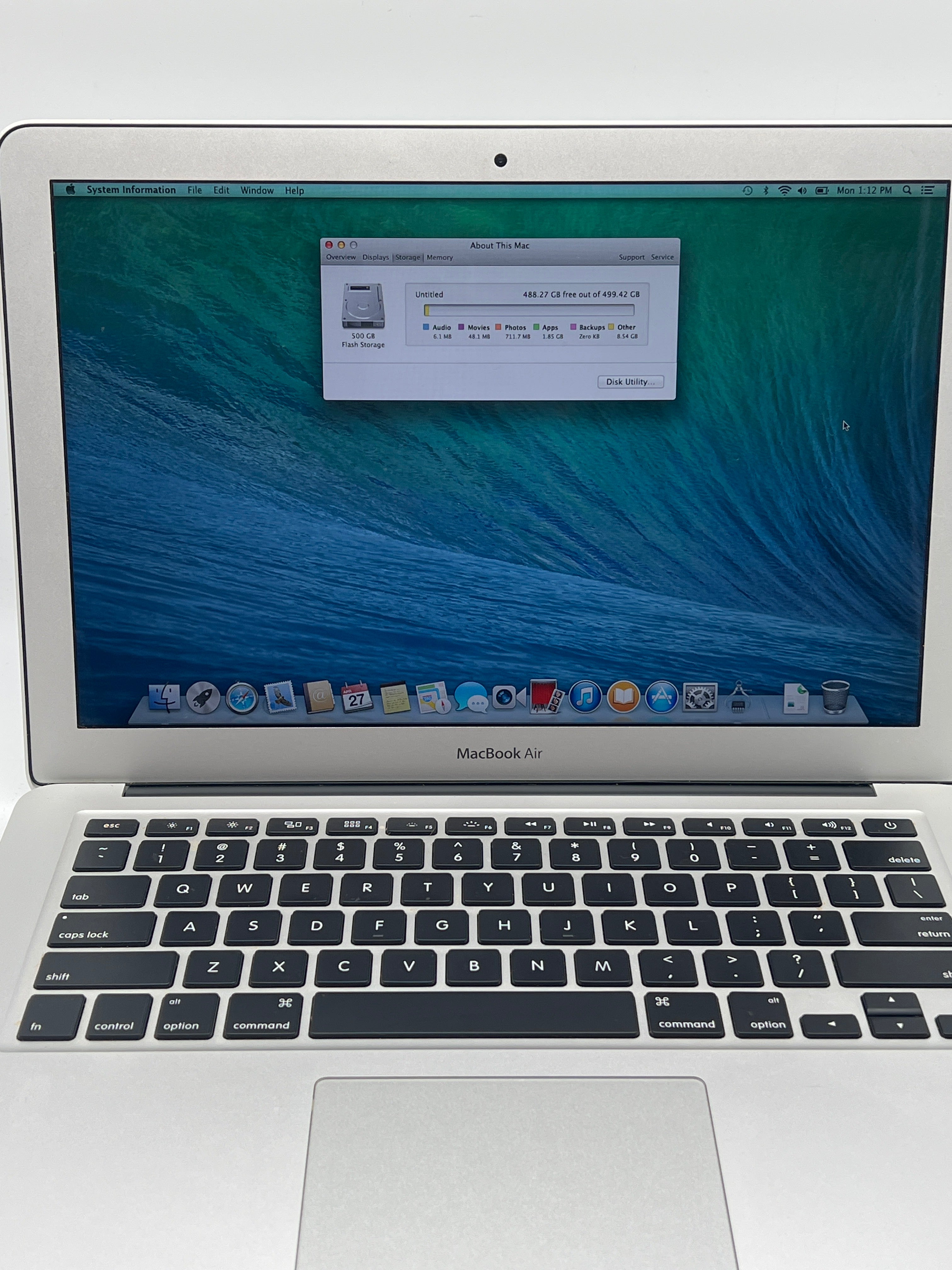 Apple MacBook Air 13" A1466 2013 i7 8GB RAM 512GB Flash Storage - Used