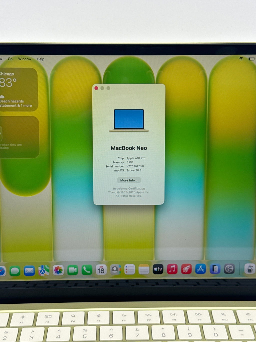 Apple MacBook Neo 13" A3404 A18 Pro 8GB RAM 512GB SSD - Used with Box