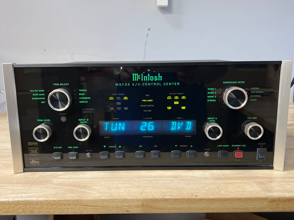 McIntosh MX132 A/V Control Center Preamplifier Black - Used
