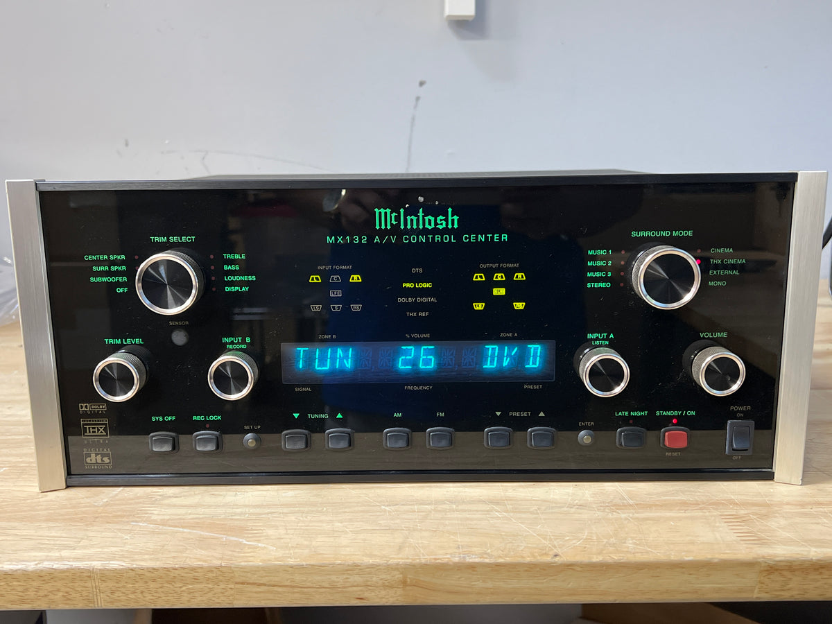 McIntosh MX132 A/V Control Center Preamplifier Black - Used
