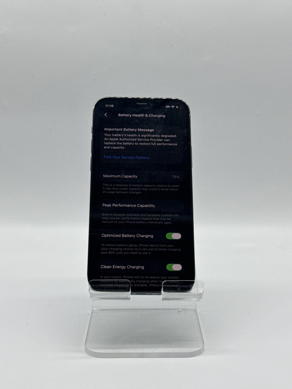 Apple iPhone 12 Pro 128GB Pacific Blue Unlocked - Read
