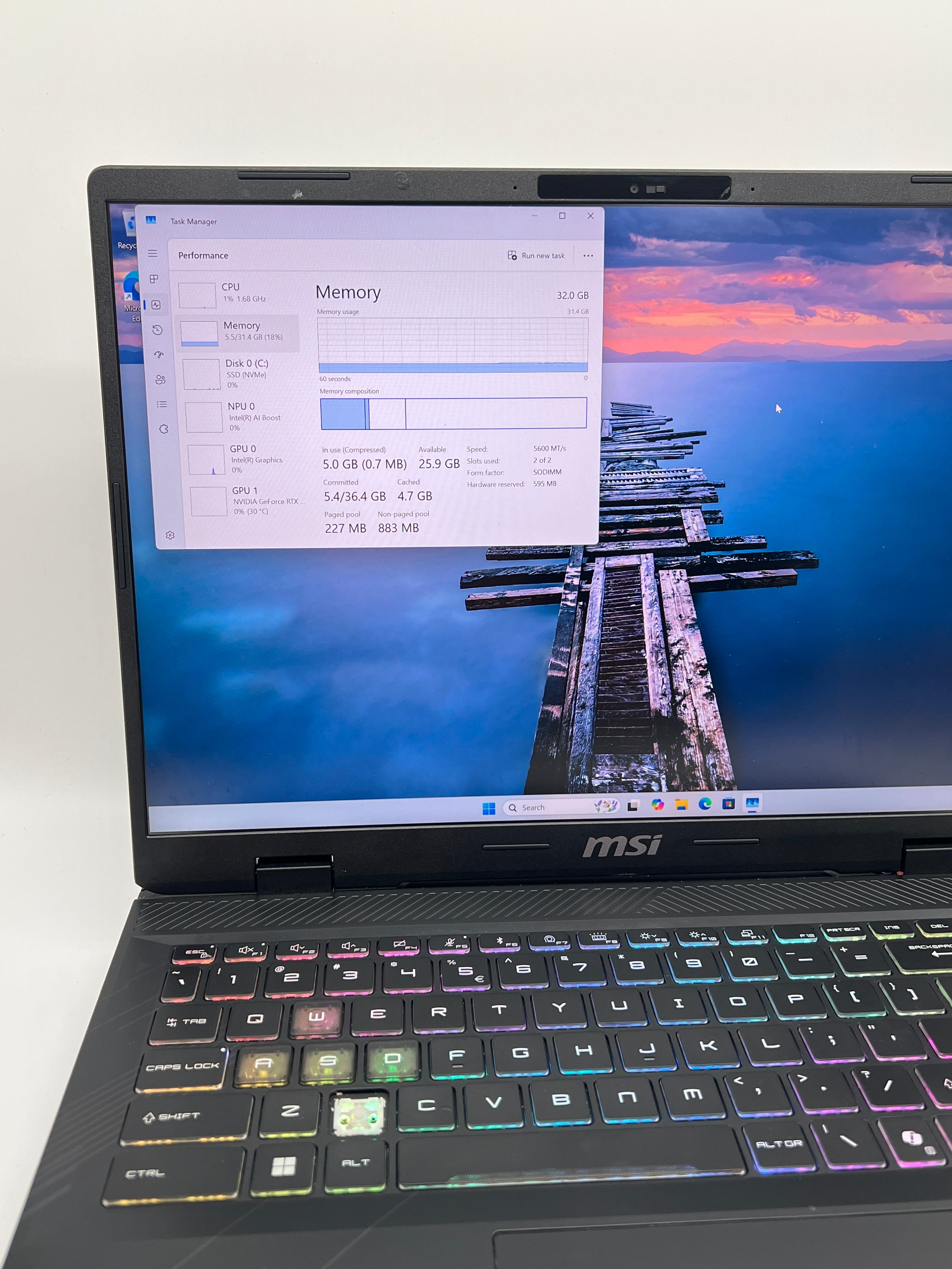MSI Crosshair 16 HX AI D2XWGKG Ultra 7 255HX 32GB RAM 1TB SSD RTX 5070 - For Parts Read