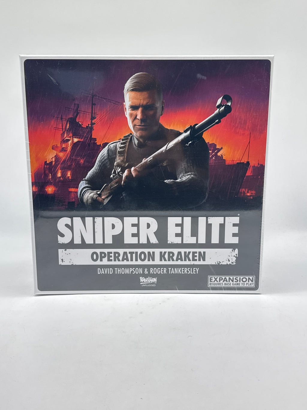 Sniper Elite The Board Game by Rebellion Unplugged Bundle - New In Box