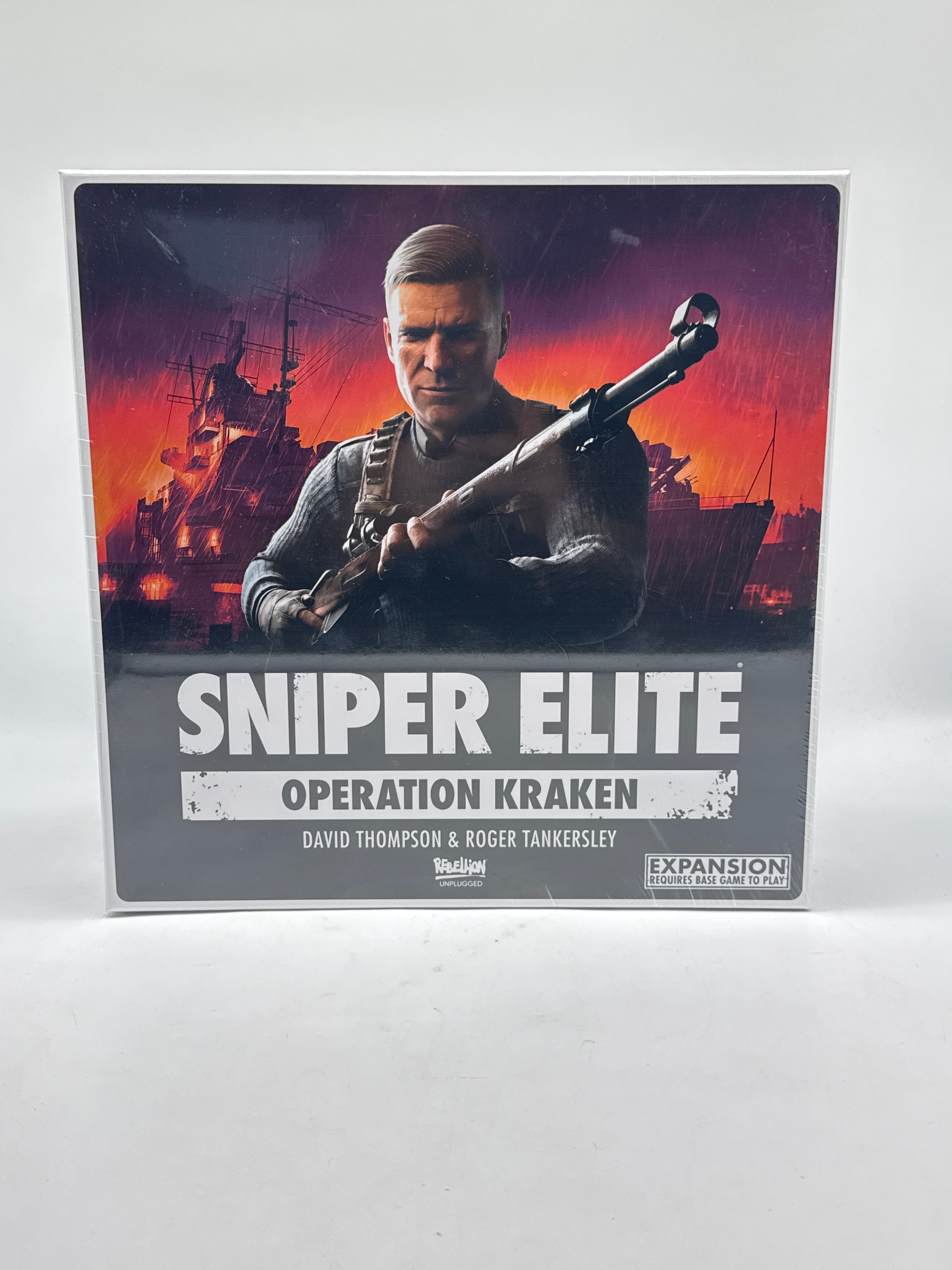 Sniper Elite The Board Game by Rebellion Unplugged Bundle - New In Box