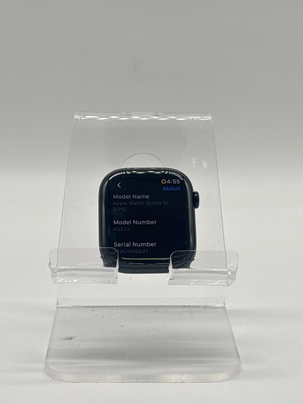 Apple Watch Series 11 GPS A3333 46mm Jet Black Aluminum 64GB - Used