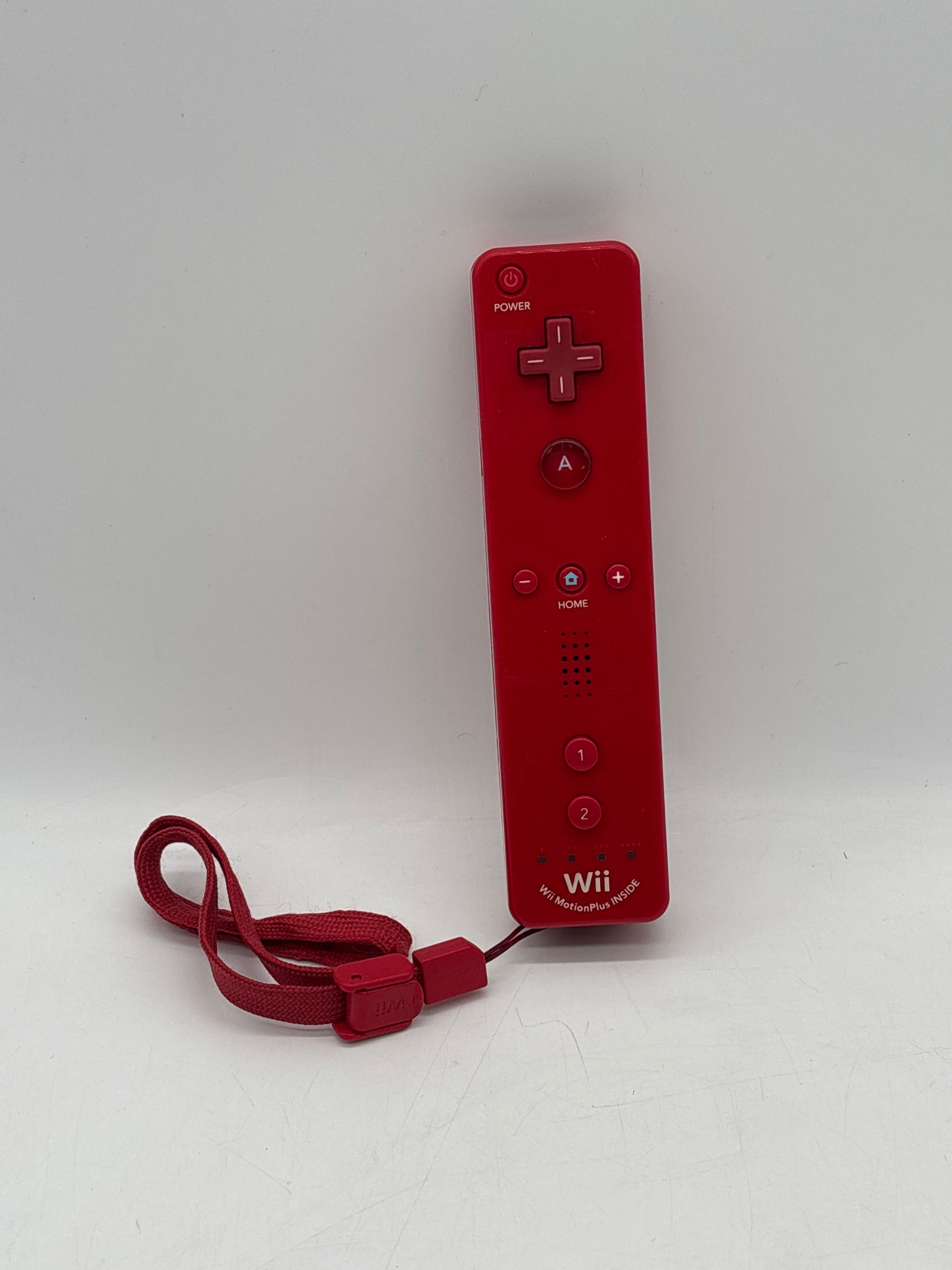 Nintendo Wii Red RVL-001 With 1 Remote Ac Adapter Cables