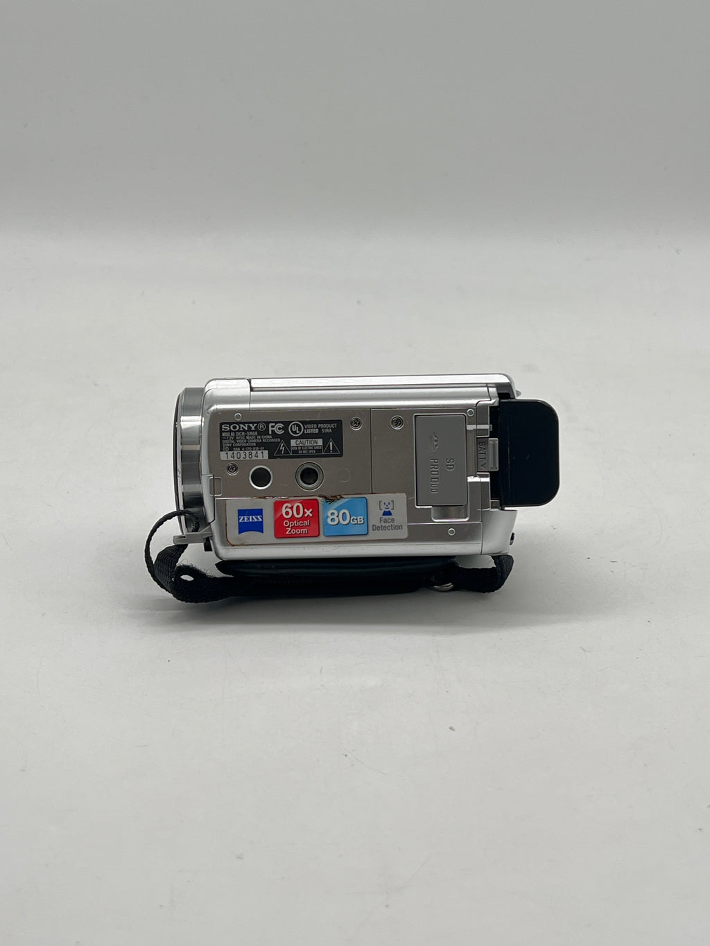 Sony Handycam DCR-SR68 80GB HDD 60x Zoom Camcorder Silver - No Charger