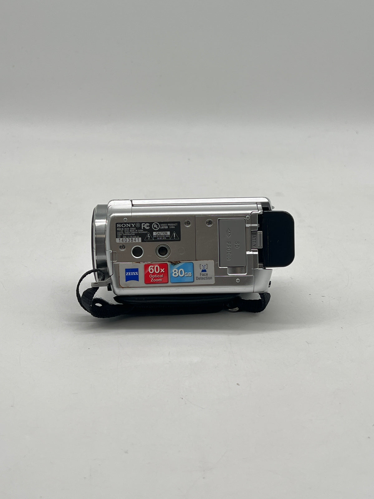 Sony Handycam DCR-SR68 80GB HDD 60x Zoom Camcorder Silver - No Charger