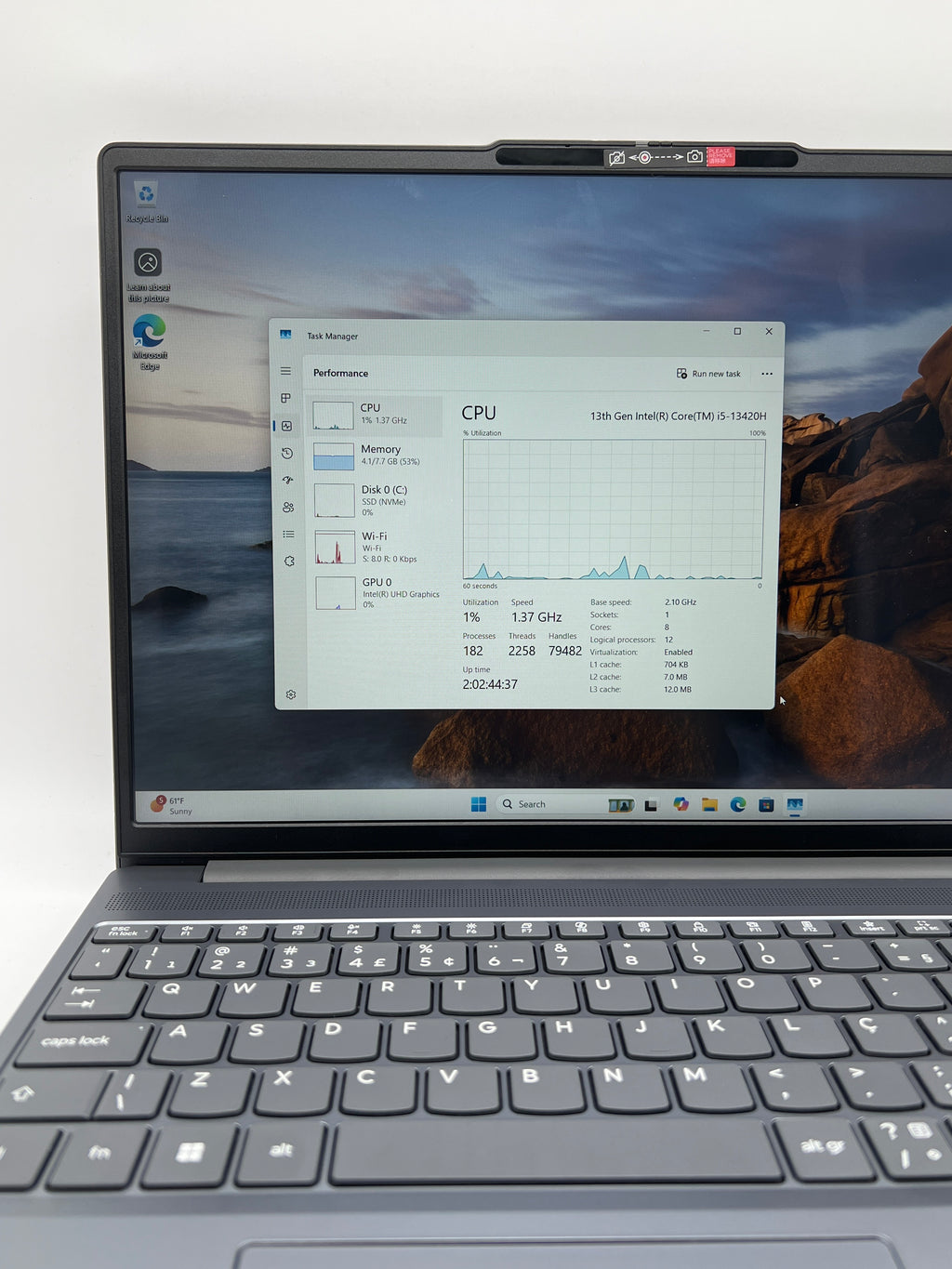 Lenovo Idea pad Slim 3 15.3" TOUCH i5-13420H 8GB RAM 512GB SSD - Used