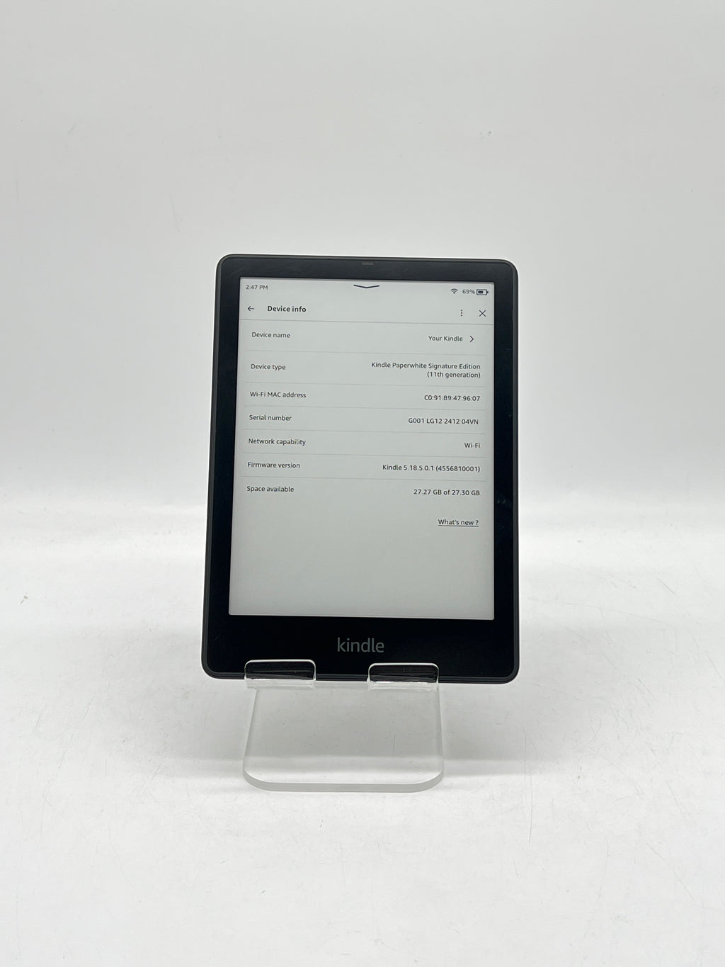 Amazon Kindle Paperwhite Signature 11th Gen M2L4EK 32GB 6.8" - Used