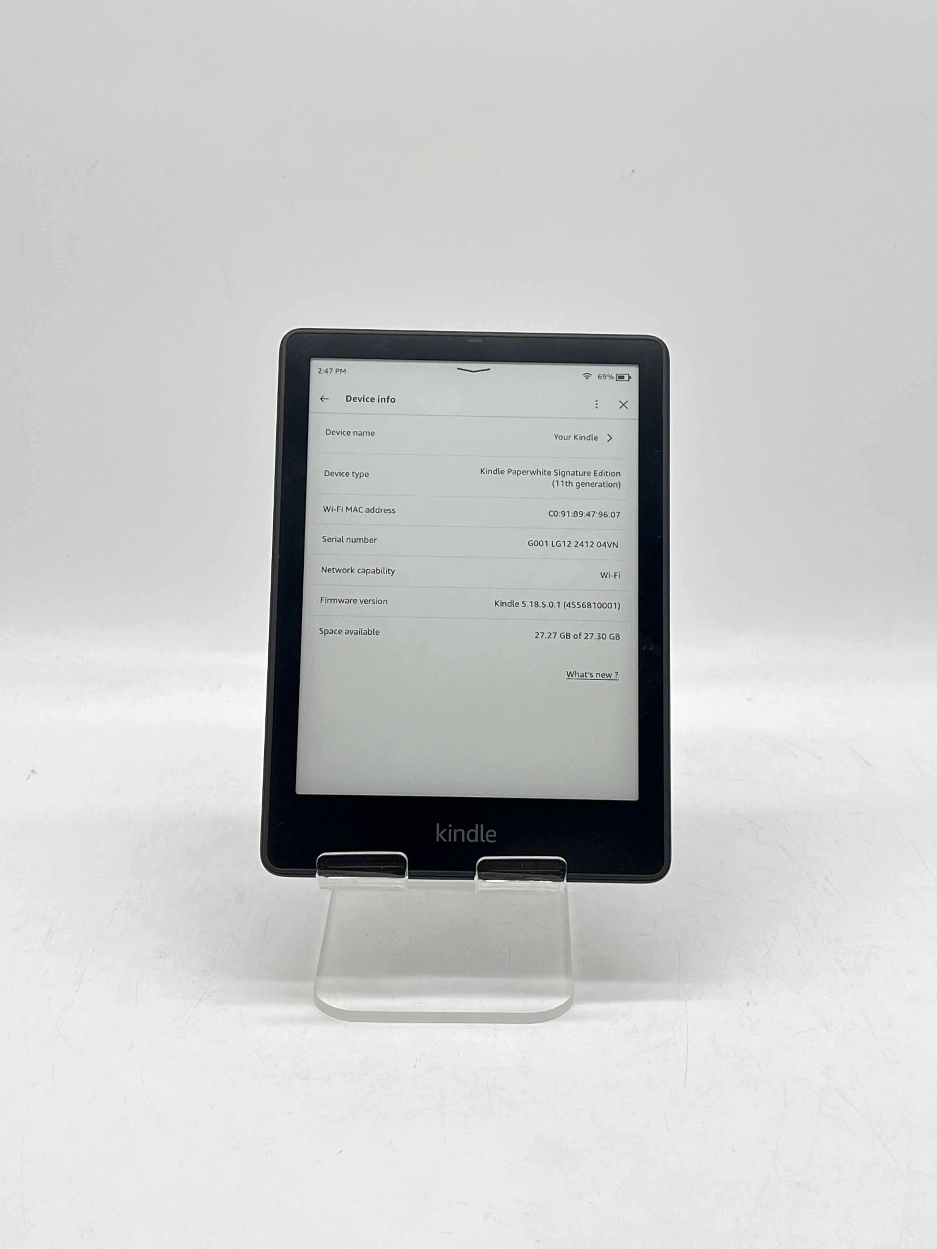 Amazon Kindle Paperwhite Signature 11th Gen M2L4EK 32GB 6.8" - Used