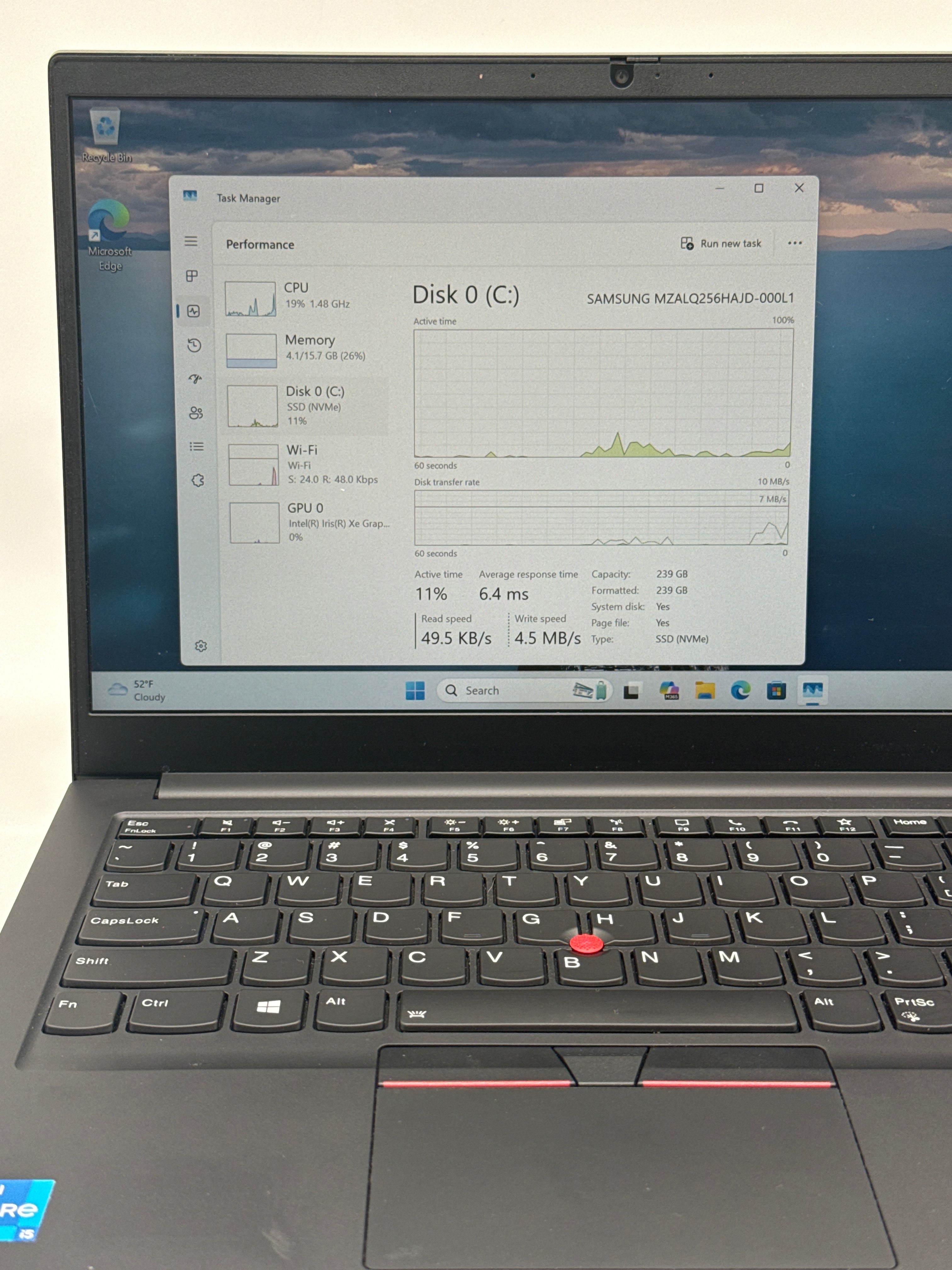 Lenovo ThinkPad E14 Gen 2 i5-1135G7 16GB RAM 256GB SSD