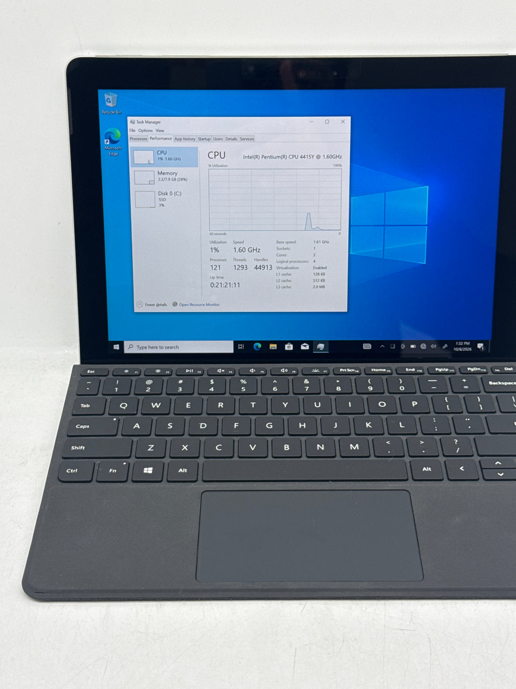 Microsoft Surface Go 1824 Intel Pentium 4415Y 8GB RAM 128GB SSD Wi-Fi - Used