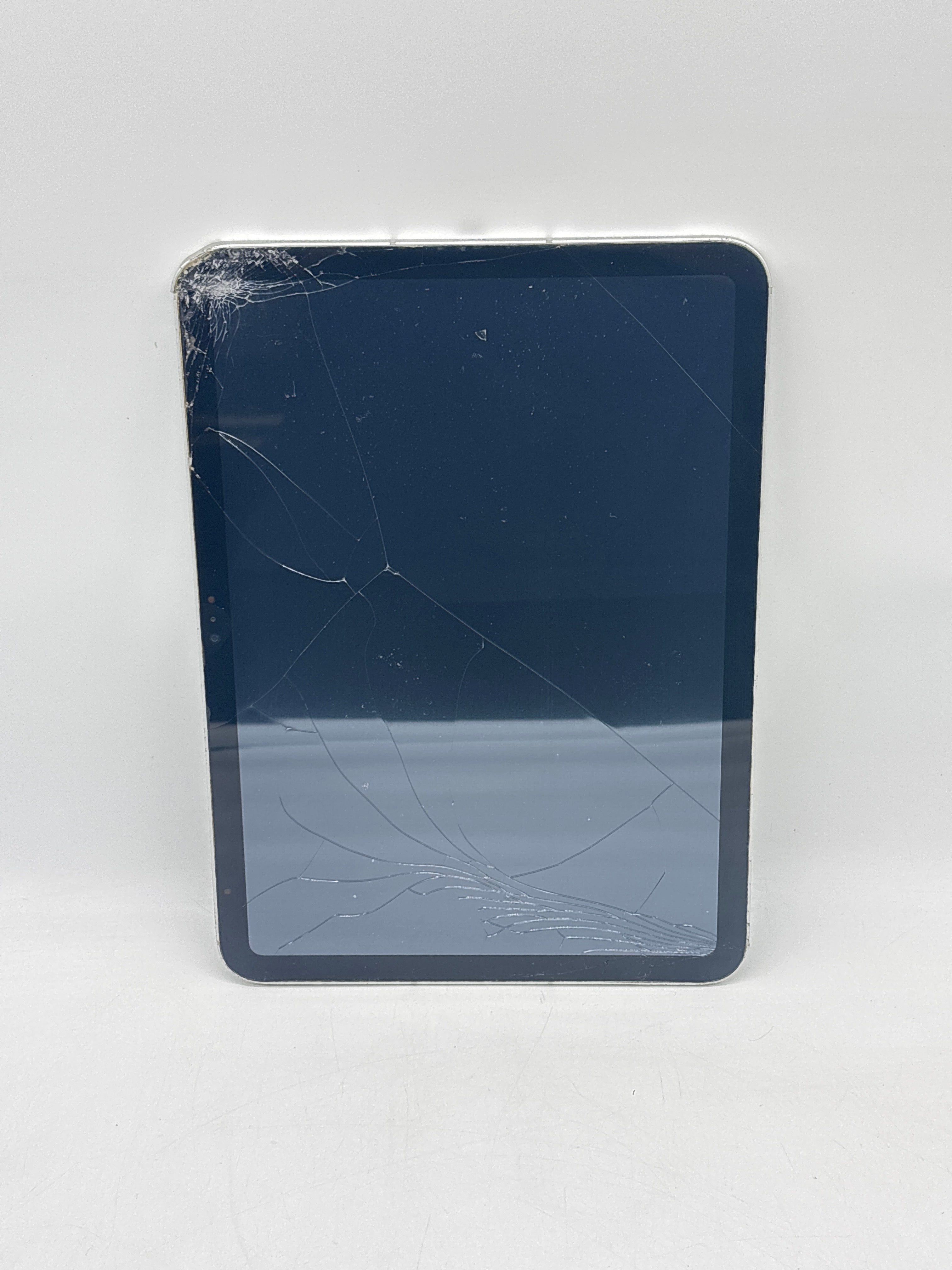 Apple iPad 10th Gen A2757 64GB Silver - Cracked Screen, Fingerprint Scanner not working