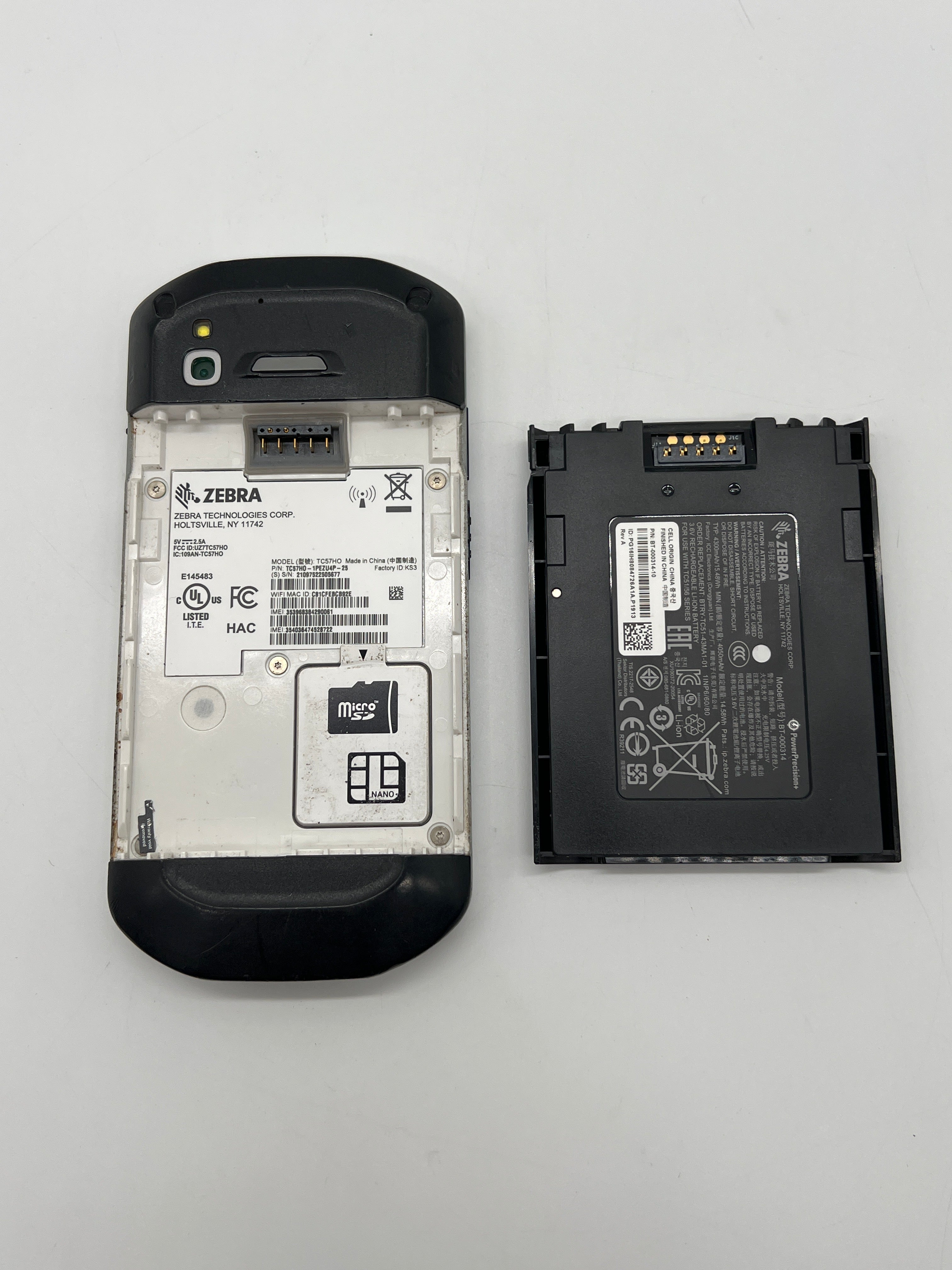 Zebra TC57HO Barcode Scanner For Parts (Read Desc)