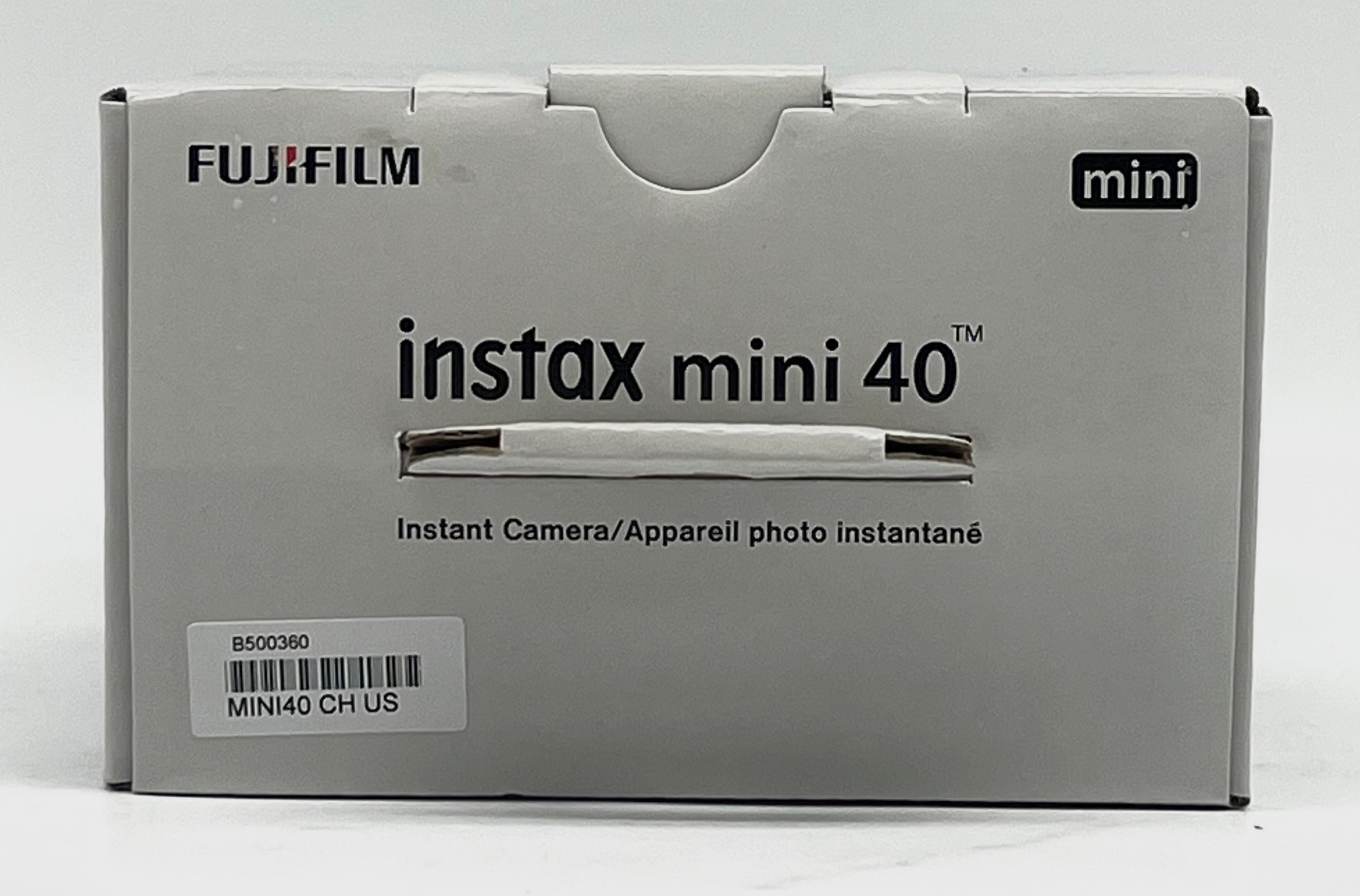 Fujifilm Instax Mini 40 Black Instant Film Camera - New In Box