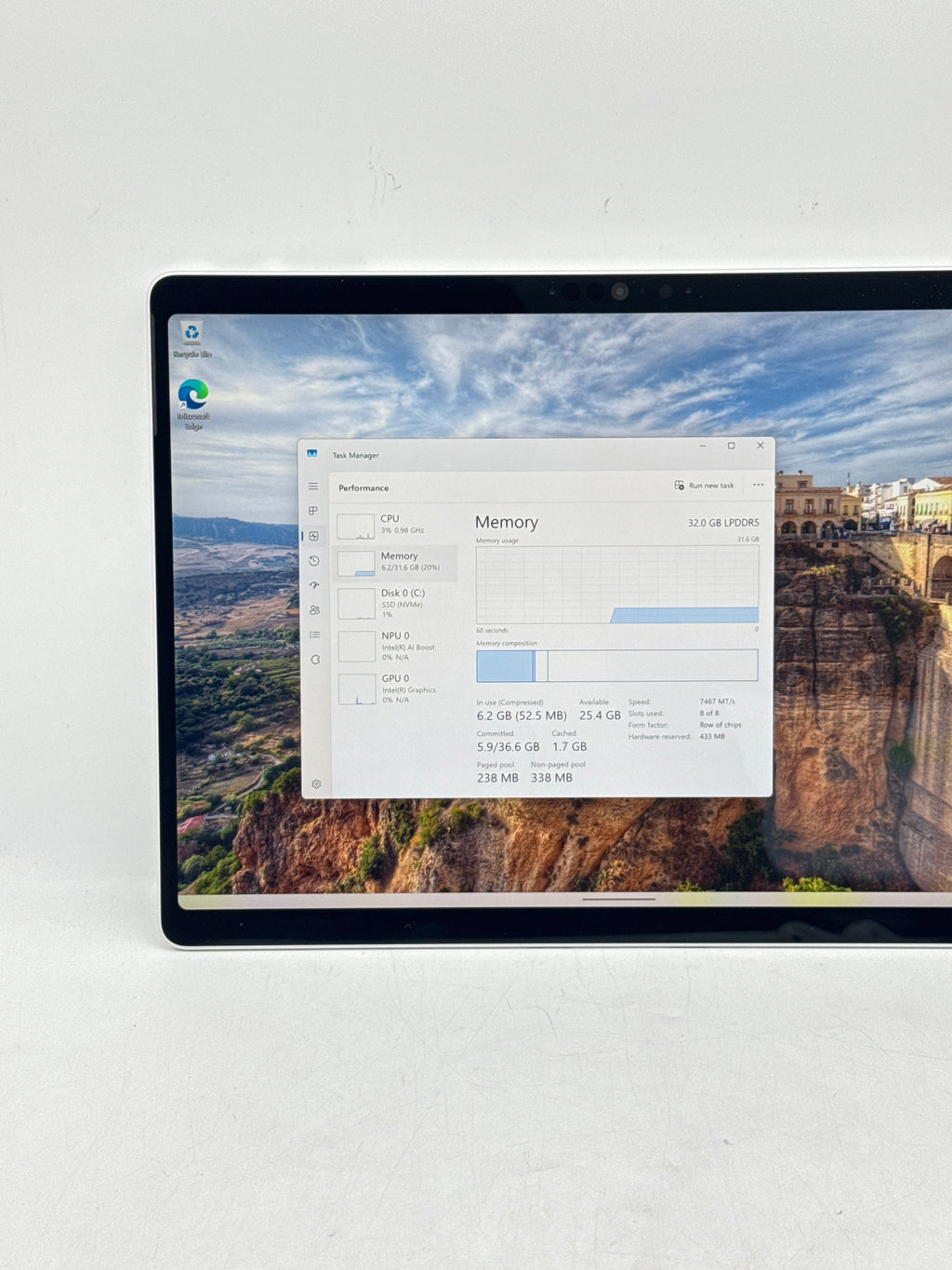 Microsoft Surface Pro 10 13" Intel Core Ultra 5 135U 32GB RAM 256GB SSD Wi-Fi - Used