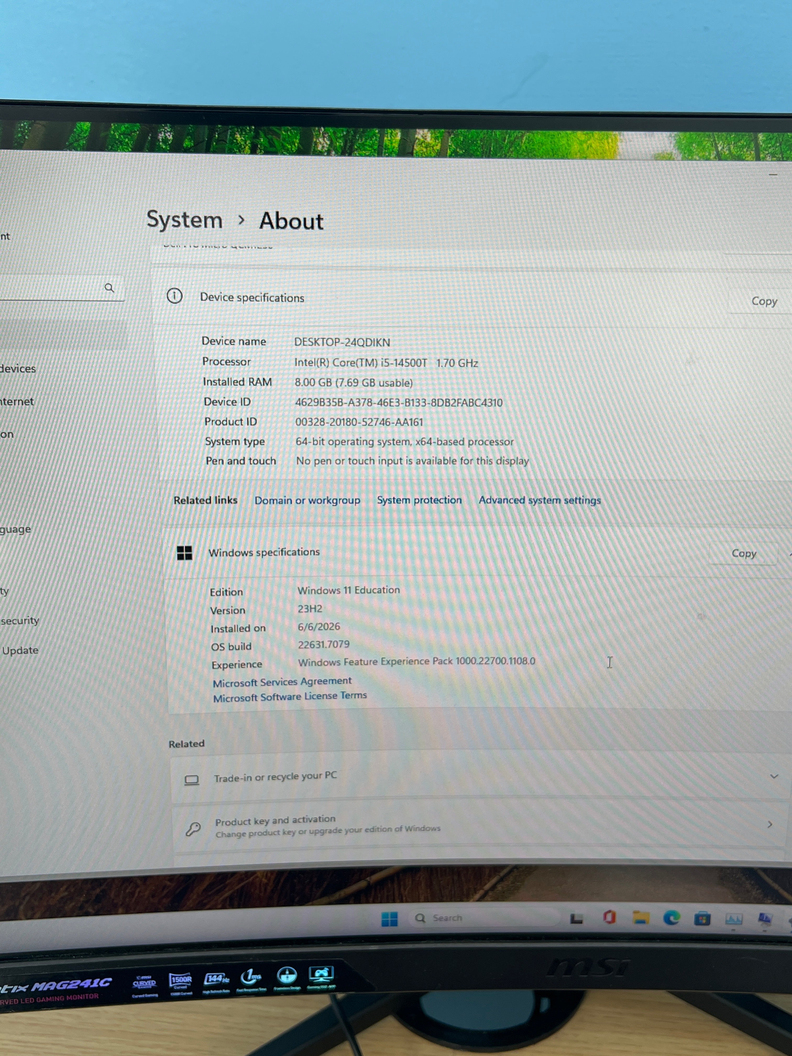 Dell Optiplex Micro QCM1250 Intel Core i5-14500T 8GB RAM 256GB SSD