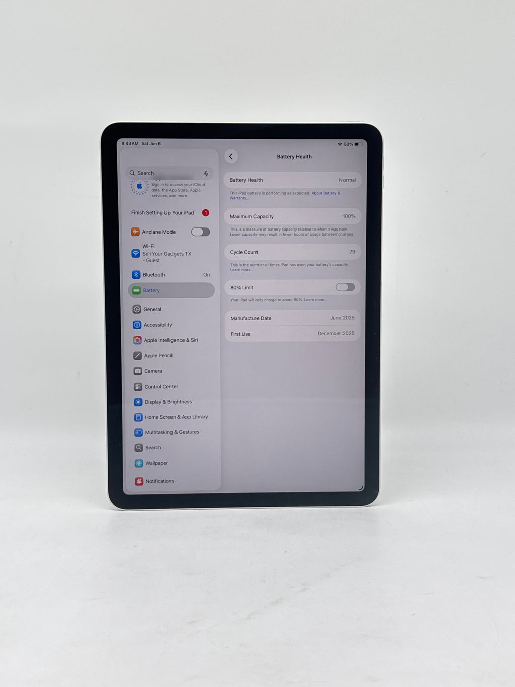 Apple iPad Air 11-inch M3 A3268 128GB Wi-Fi with Keyboard/Apple Pencil