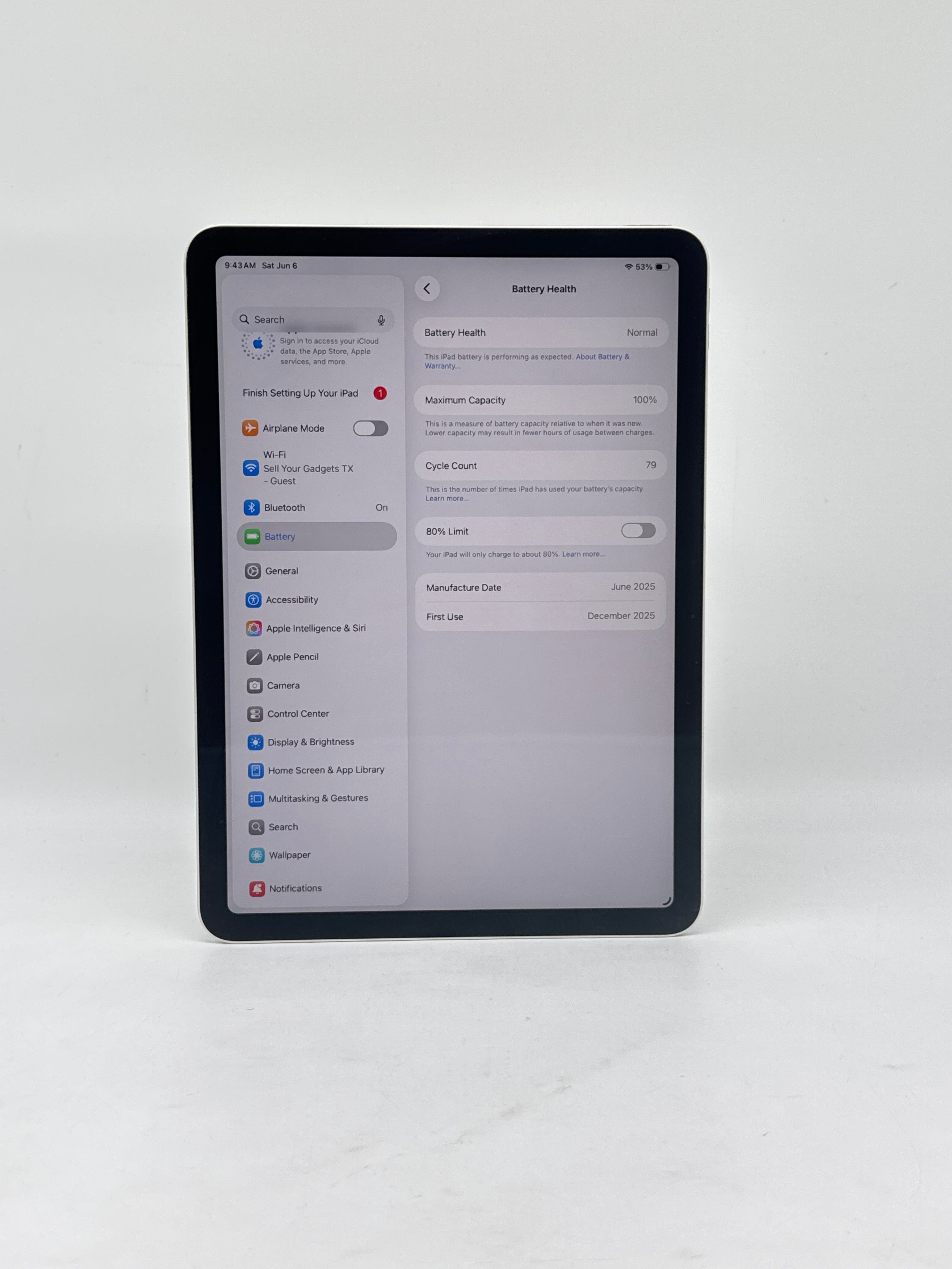 Apple iPad Air 11-inch M3 A3268 128GB Wi-Fi with Keyboard/Apple Pencil