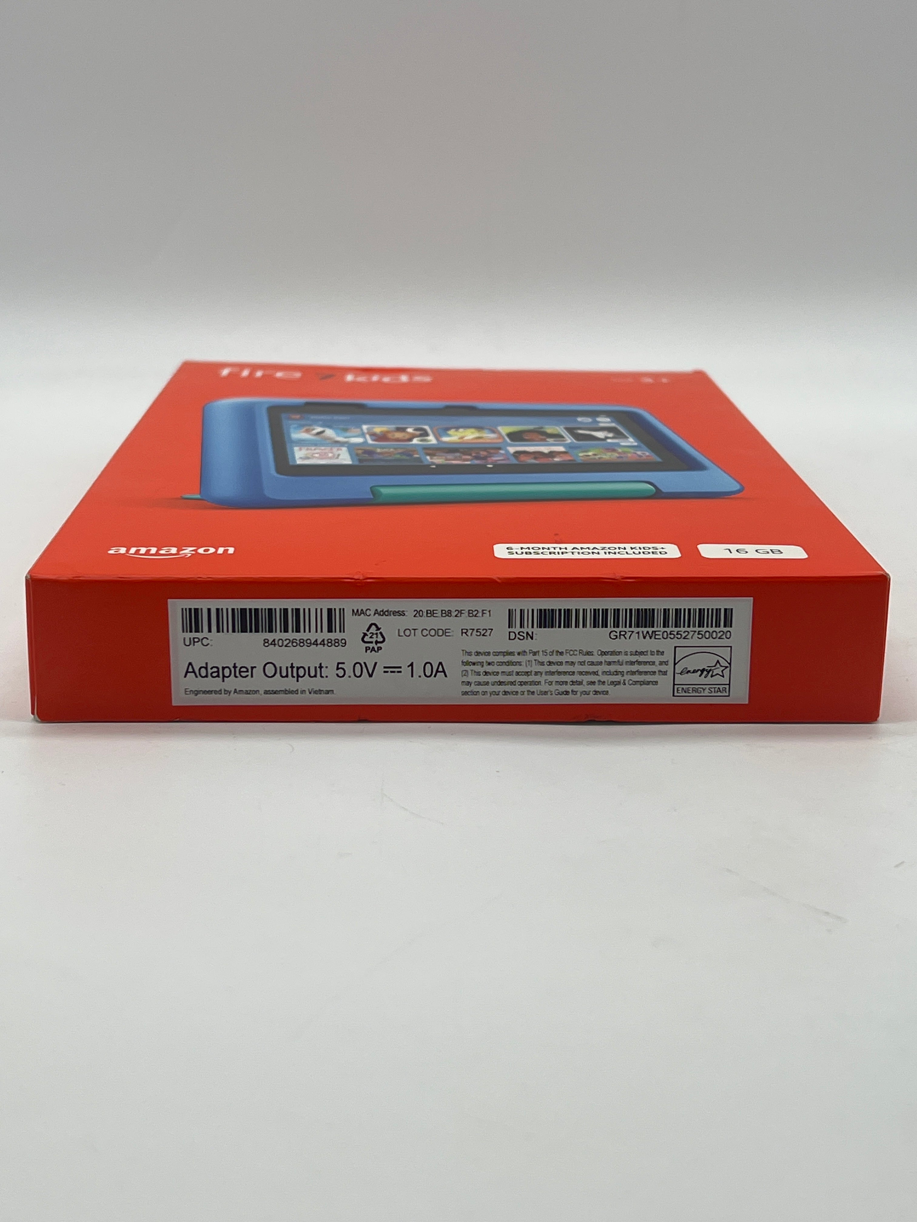 Amazon Fire Kids 7 Tablet 7 in Quad Core 16GB 2GB RAM Black