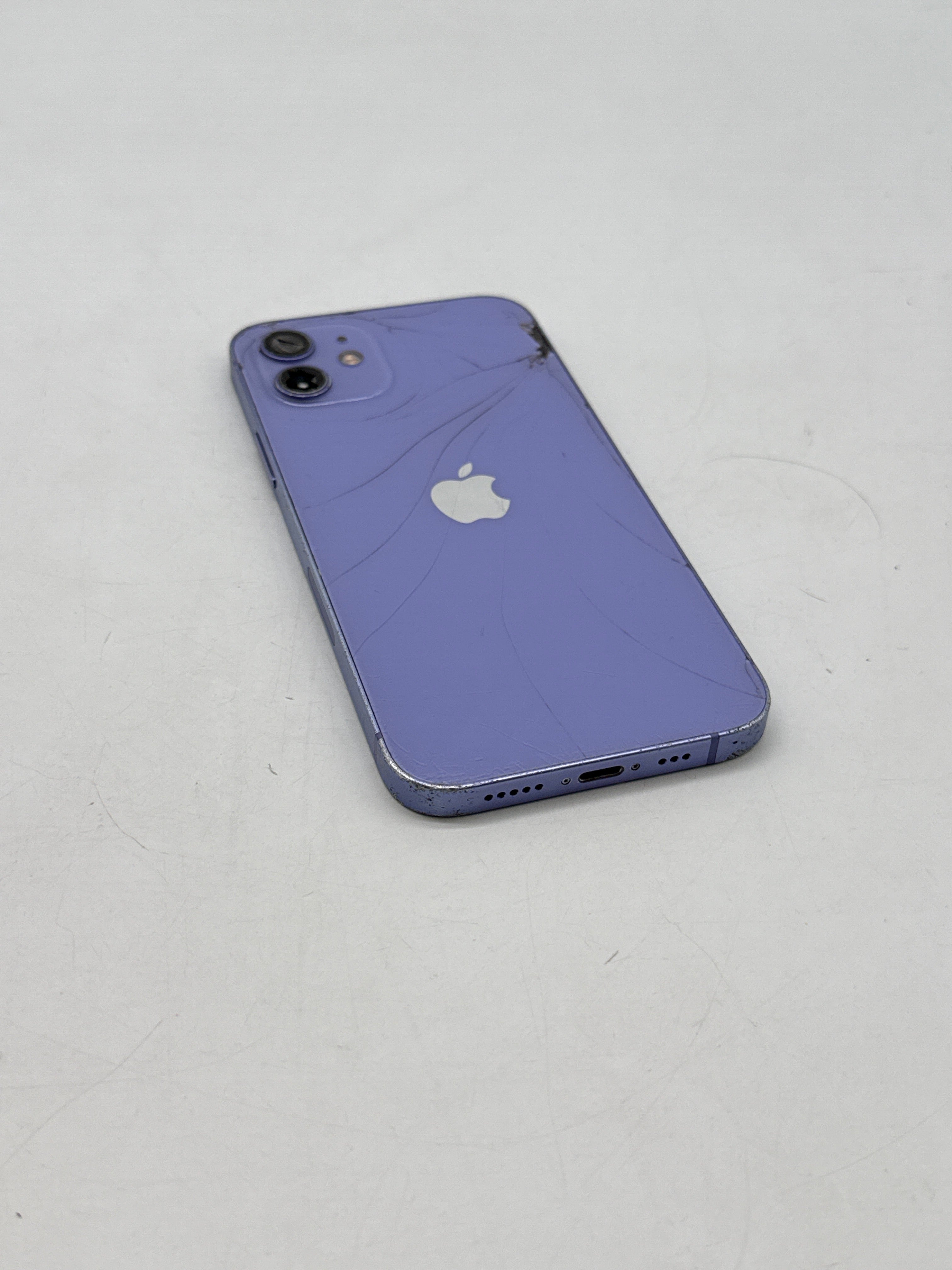 Apple iPhone 12 64GB Factory Unlocked - Cracked Back/Camera Service Battery