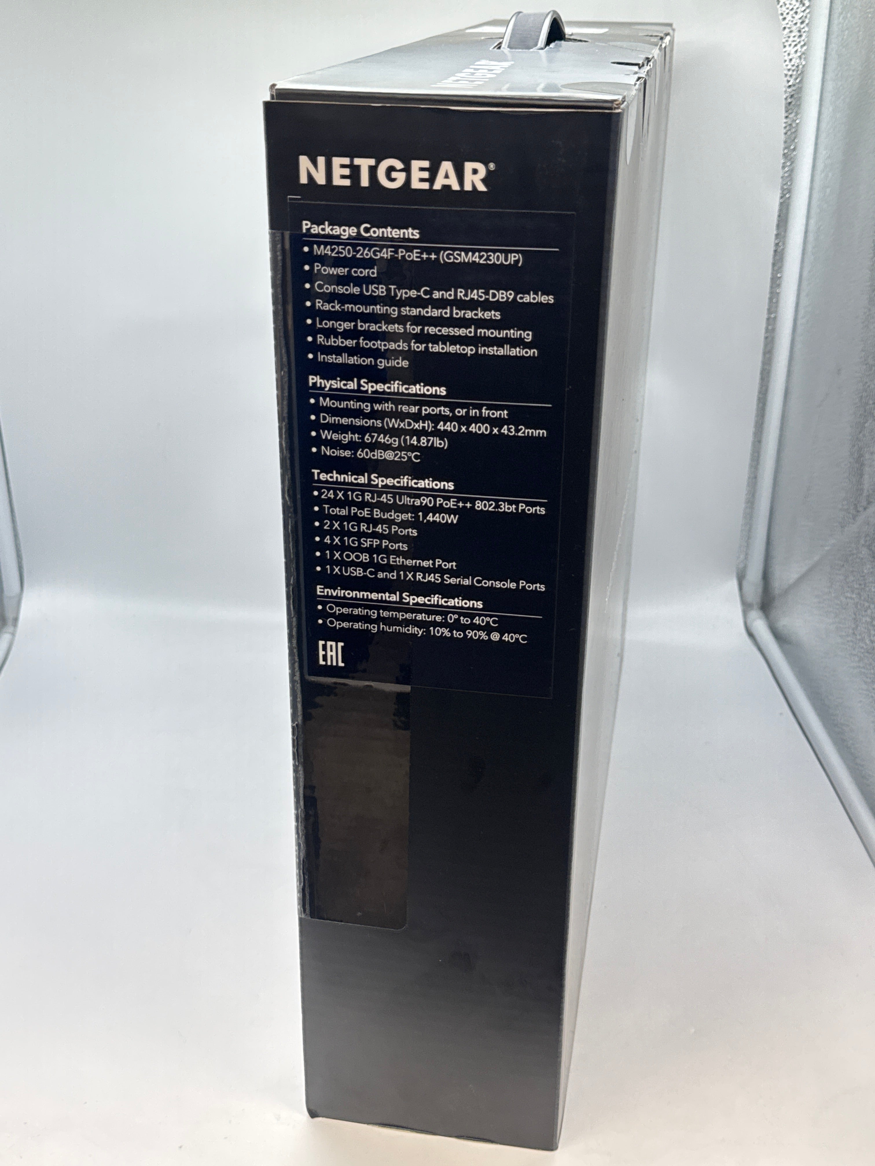 NETGEAR GSM4230UP M4250-26G4F-PoE++ Fully Managed Switch - New in Box
