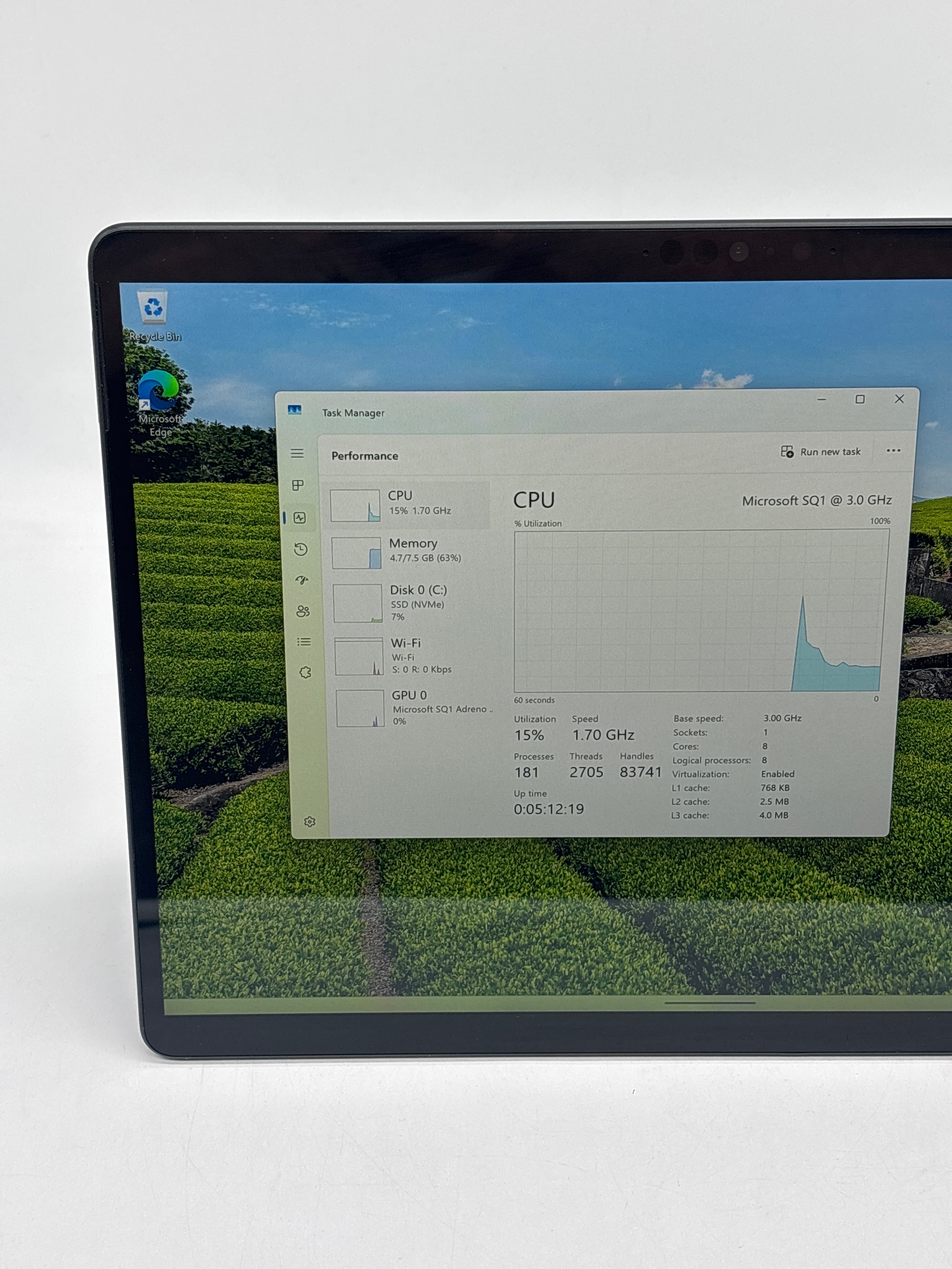 Microsoft Surface Pro X 1876 SQ1 8GB RAM 128GB SSD