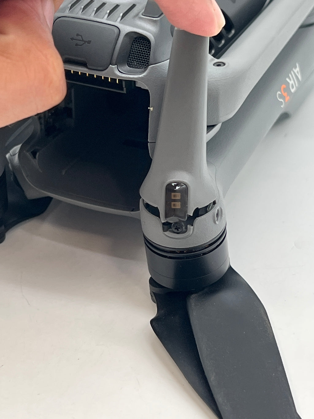 DJI Air 3S Fly More Combo RC-N3 Drone 1"CMOS Wide Angle 4K - For Parts Read