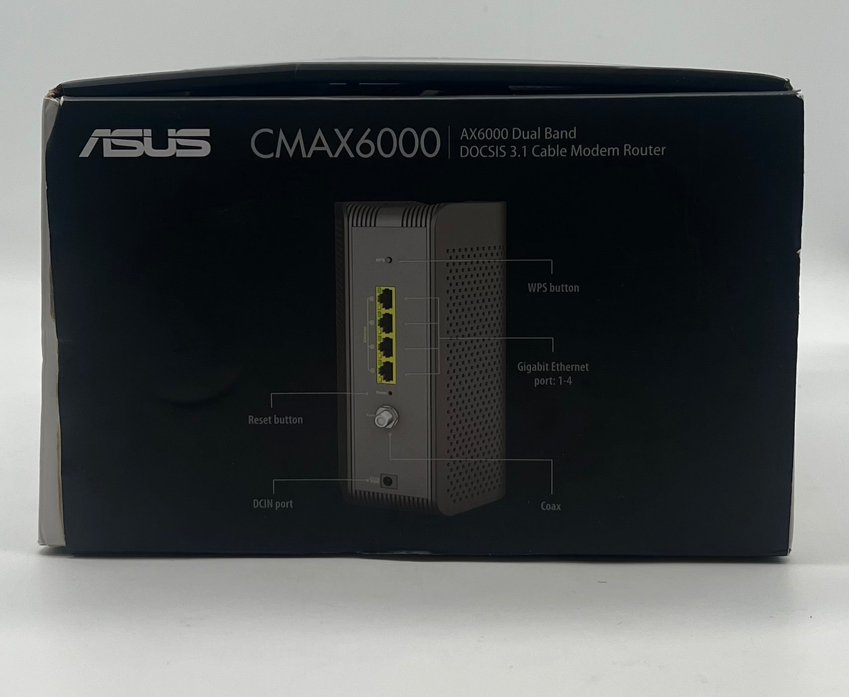 ASUS CMAX6000 WiFi 6 Cable Modem Wireless Router Gateway - Used With Box