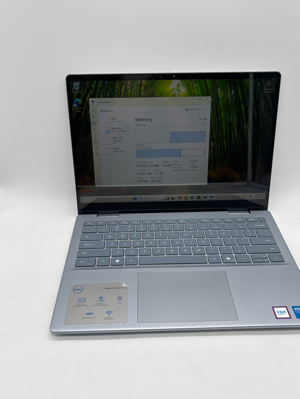 Dell Inspiron 14 2-in-1 Core 5 120U 8GB RAM 512GB SSD - Used