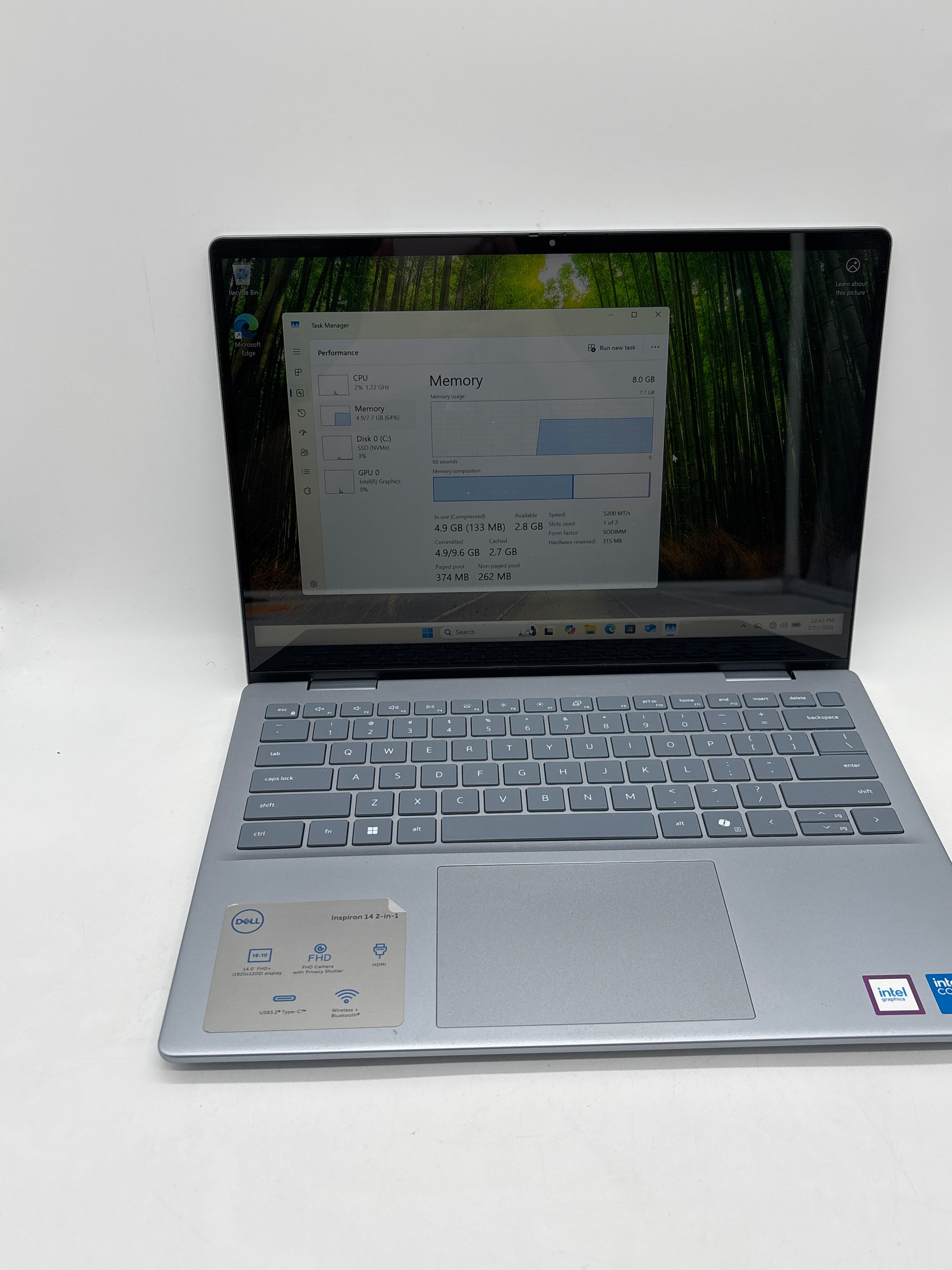 Dell Inspiron 14 2-in-1 Core 5 120U 8GB RAM 512GB SSD - Used