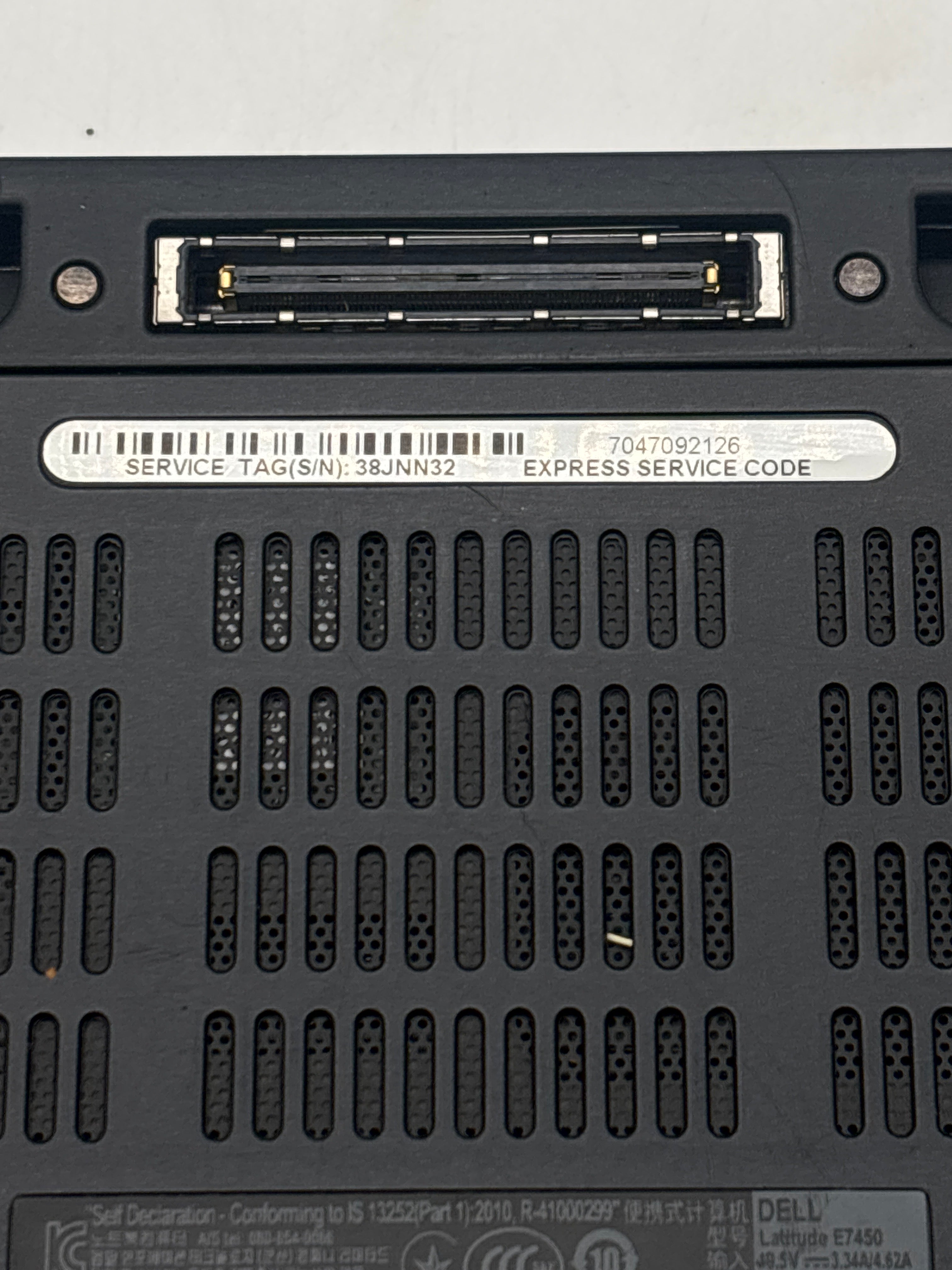 Dell Latitude E7450 i7-5600U 8GB RAM 256GB SSD - For Parts (BAD BATTERY)