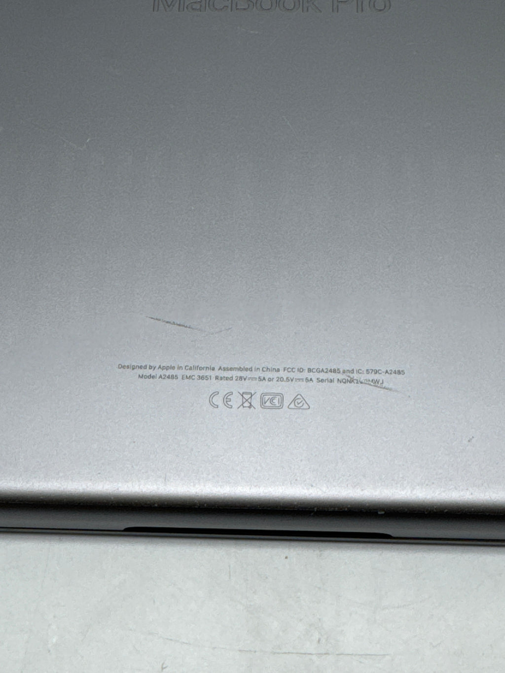 Apple MacBook Pro 16" M1 Pro A2485 16GB RAM 1TB SSD - For Parts